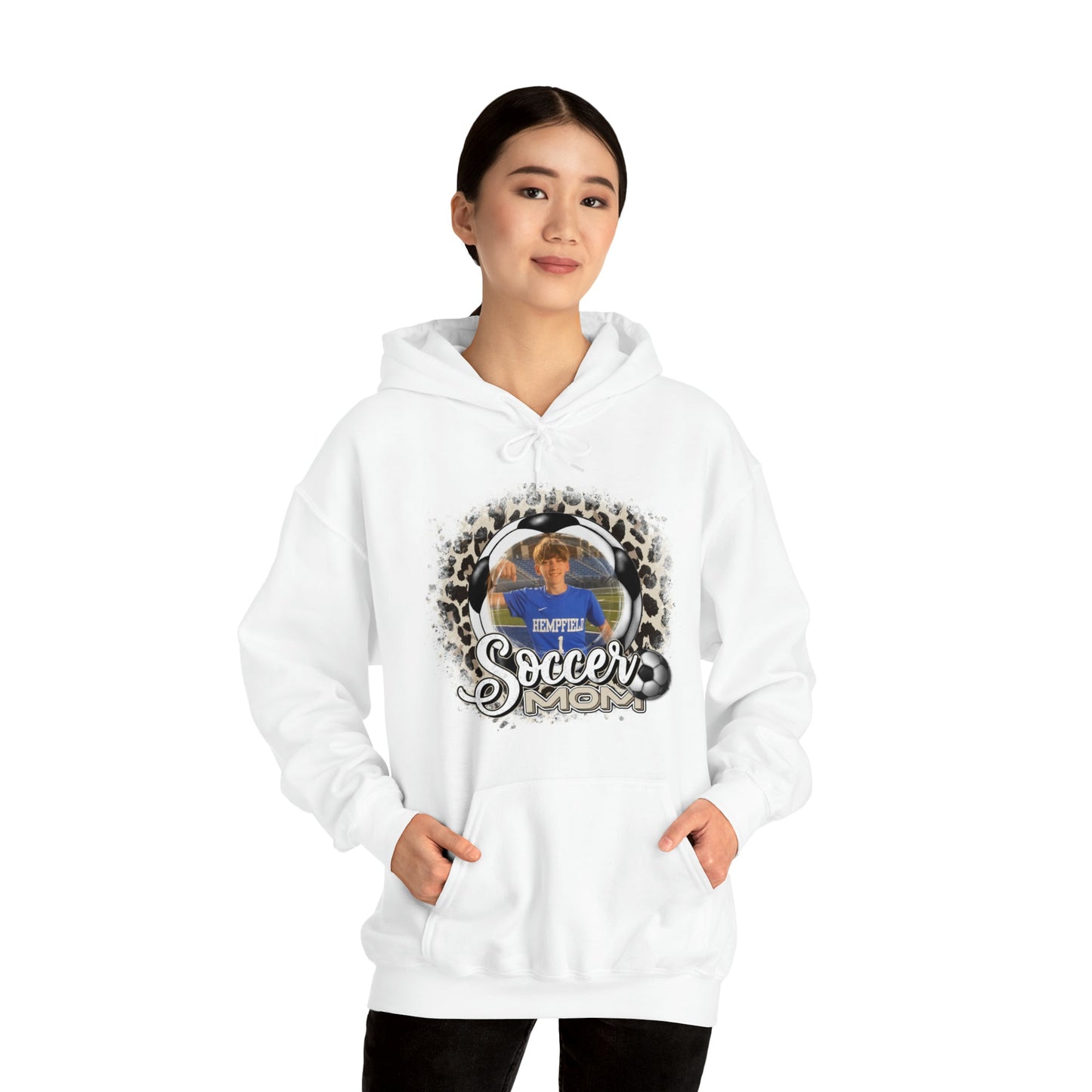 Custom Soccer Mom  Heavy Blend™ Hooded Sweatshirt