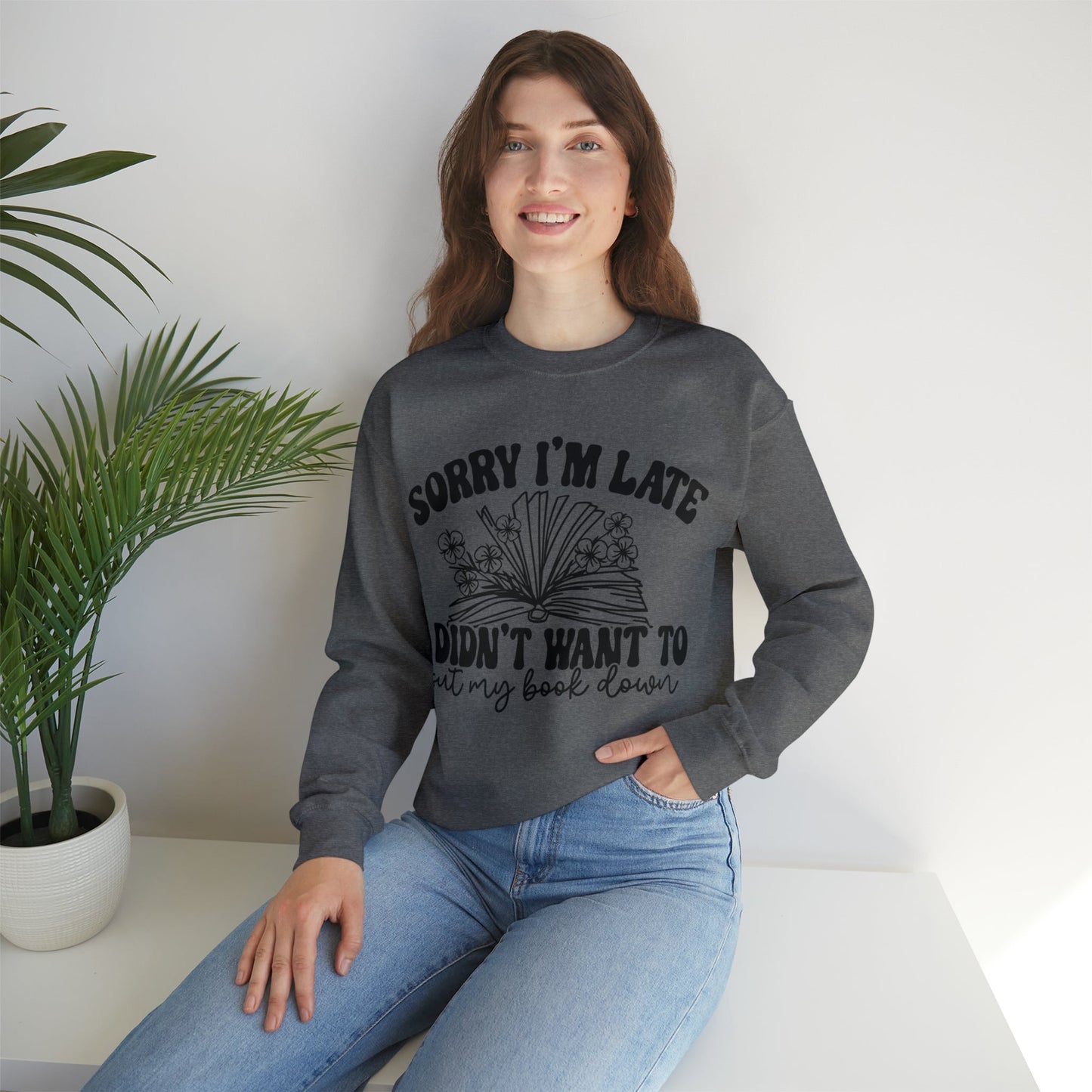 Didn’t Want To Put My Book Down Heavy Blend™ Crewneck Sweatshirt