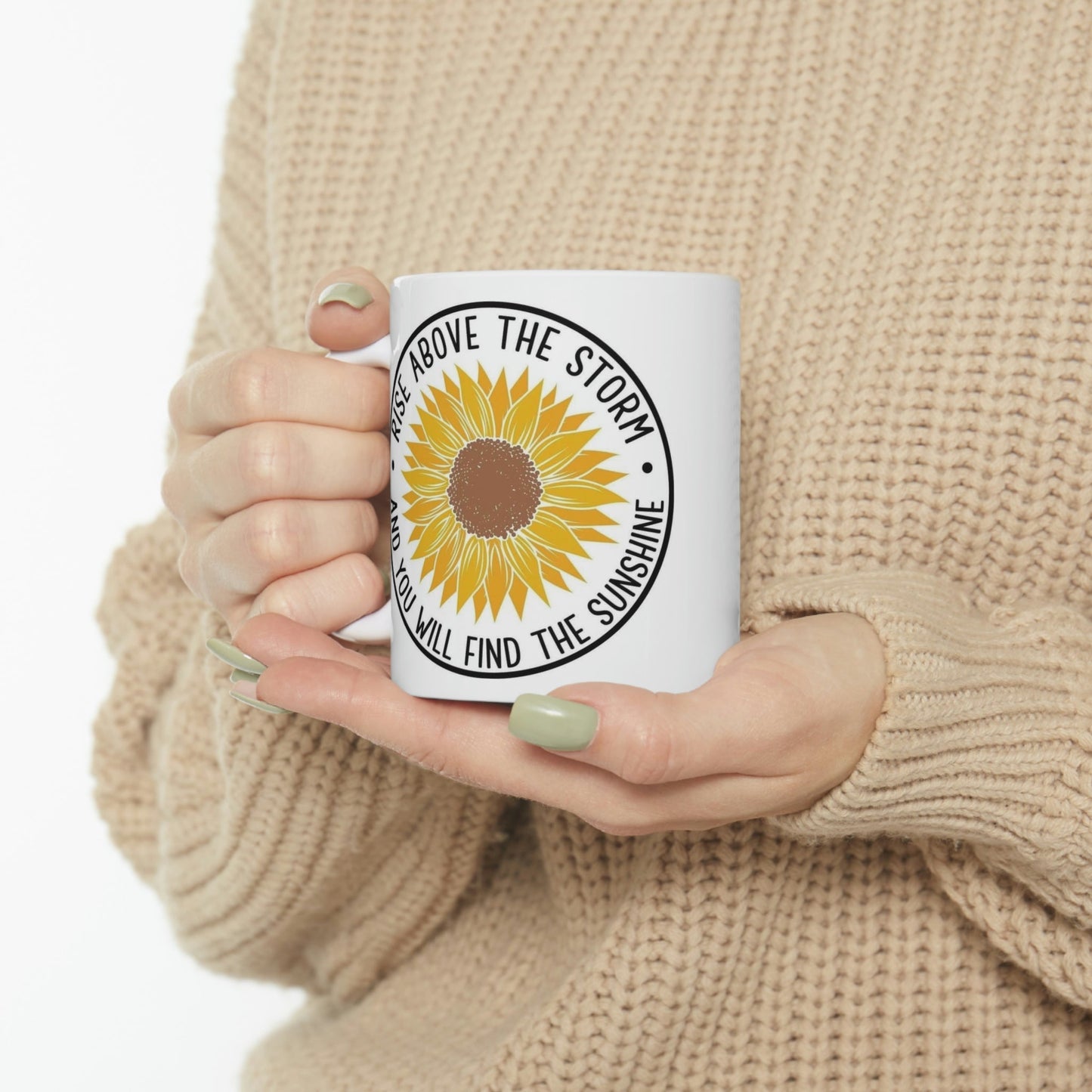 Rise Above Ceramic Mug 11oz