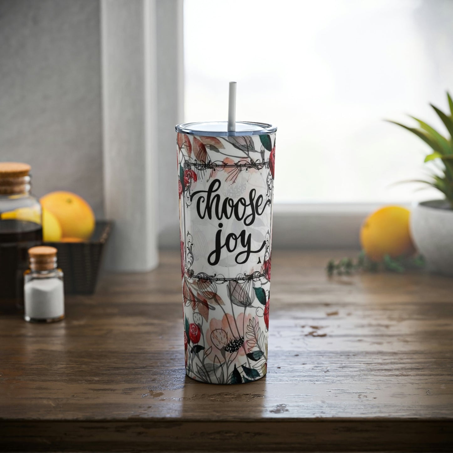 Choose Joy - Skinny Tumbler