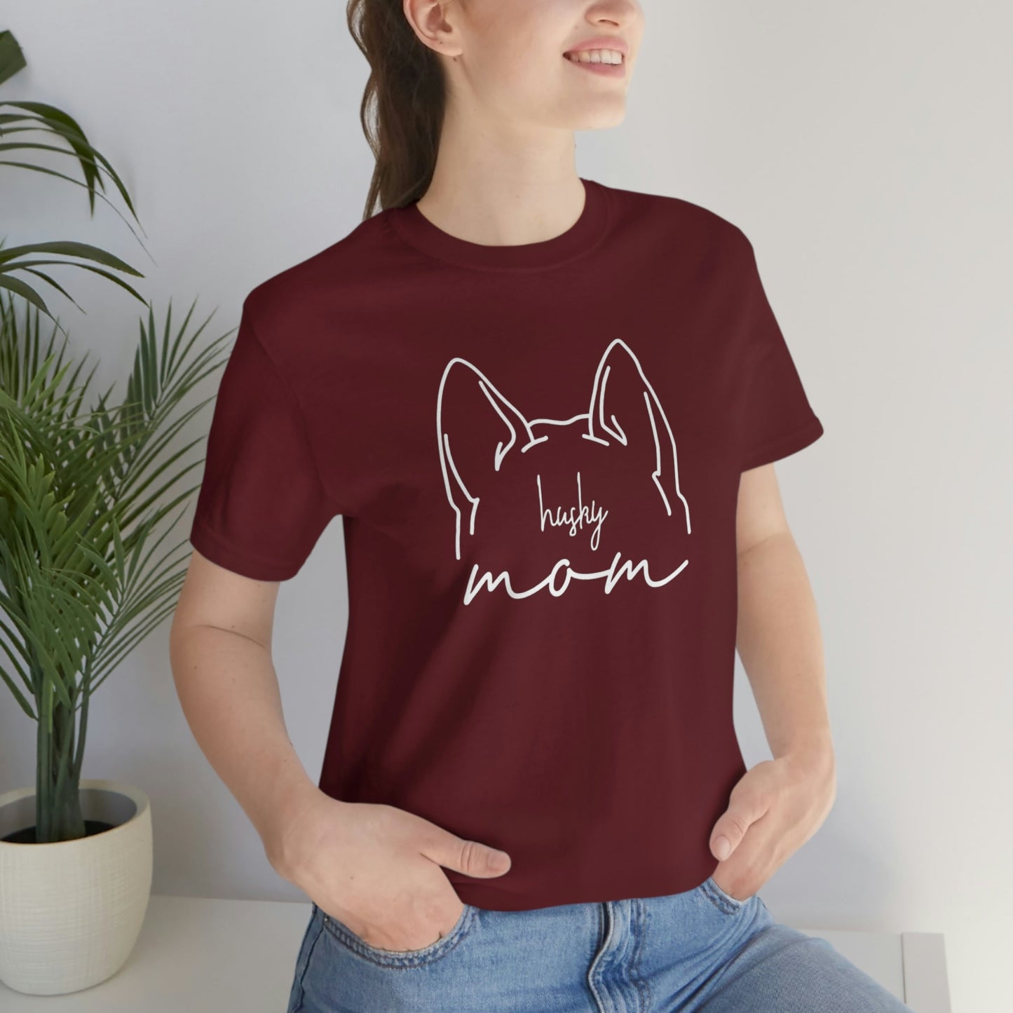 Husky Mom - White