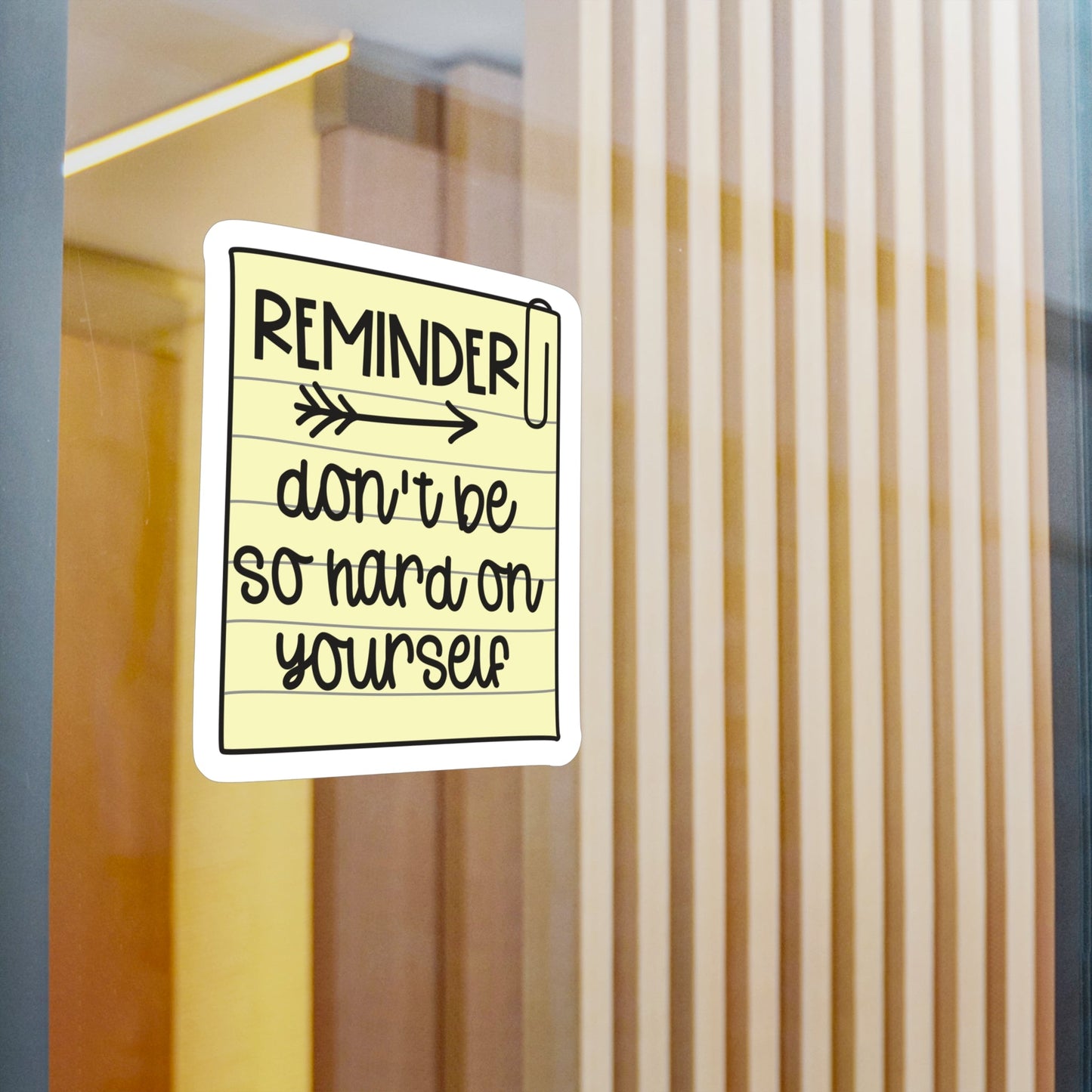 Reminder Sticker