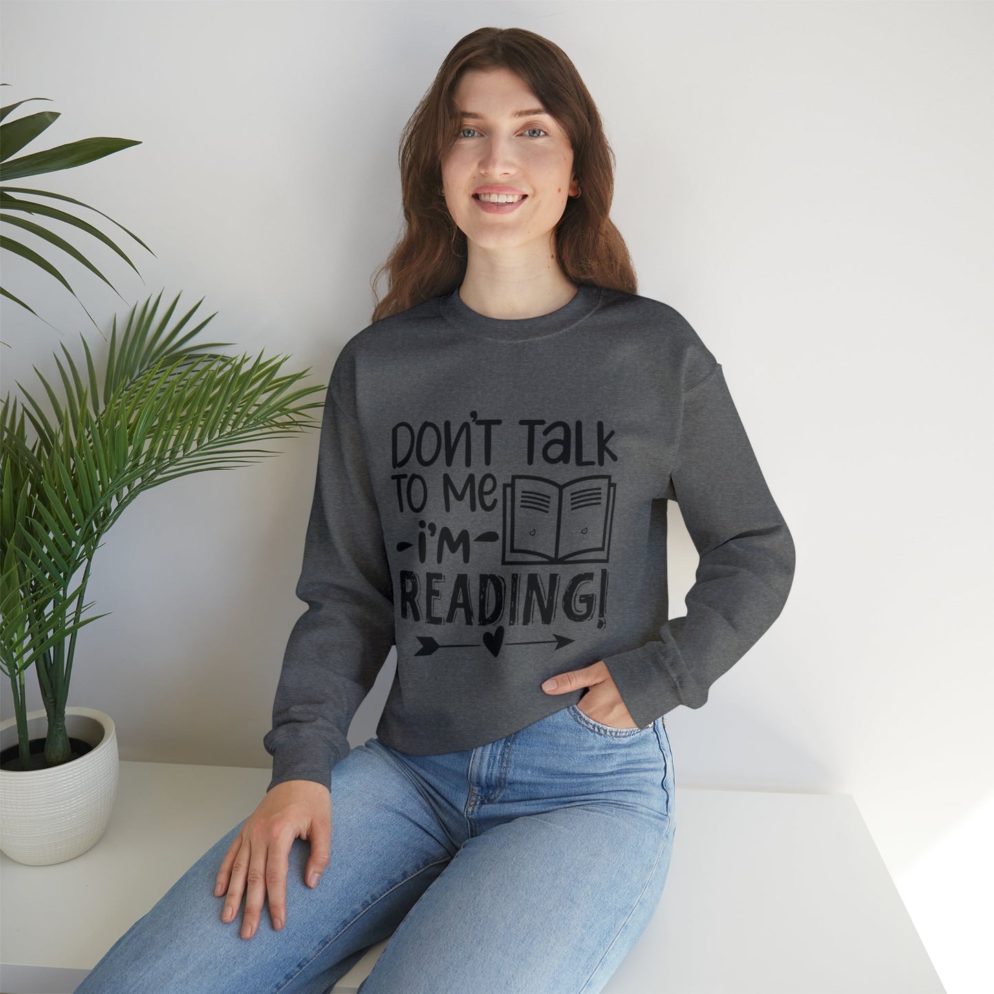 Don’t Talk  Heavy Blend™ Crewneck Sweatshirt