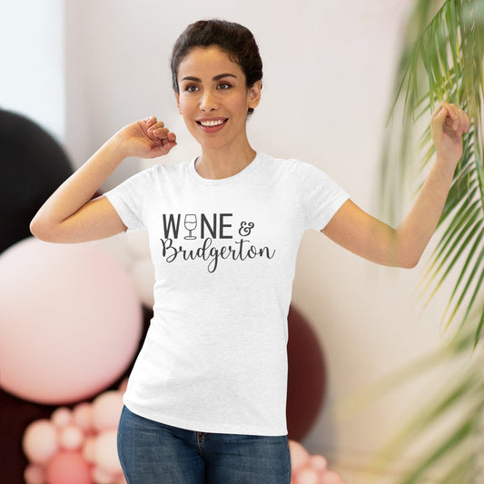 Wine & Bridgerton Women's Triblend Tee