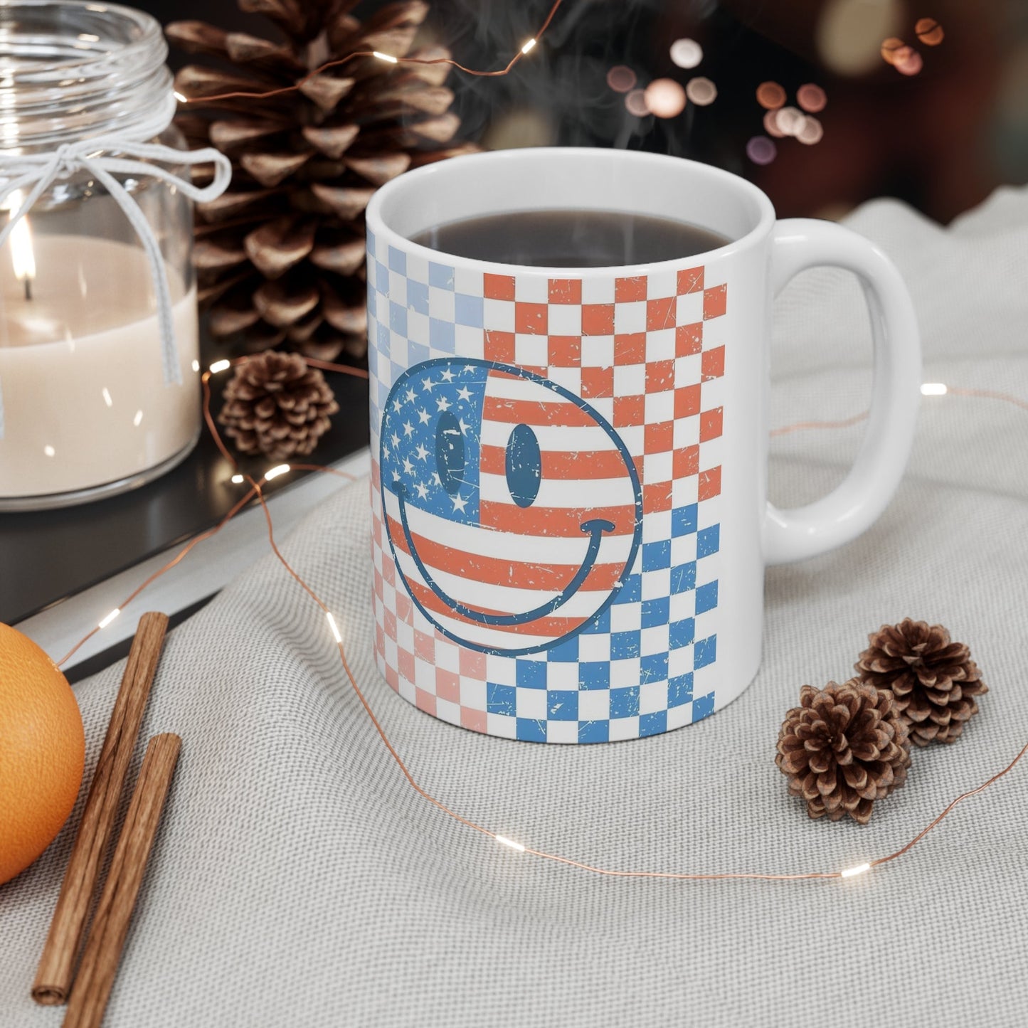 Patriotic Smile  Mug 11oz