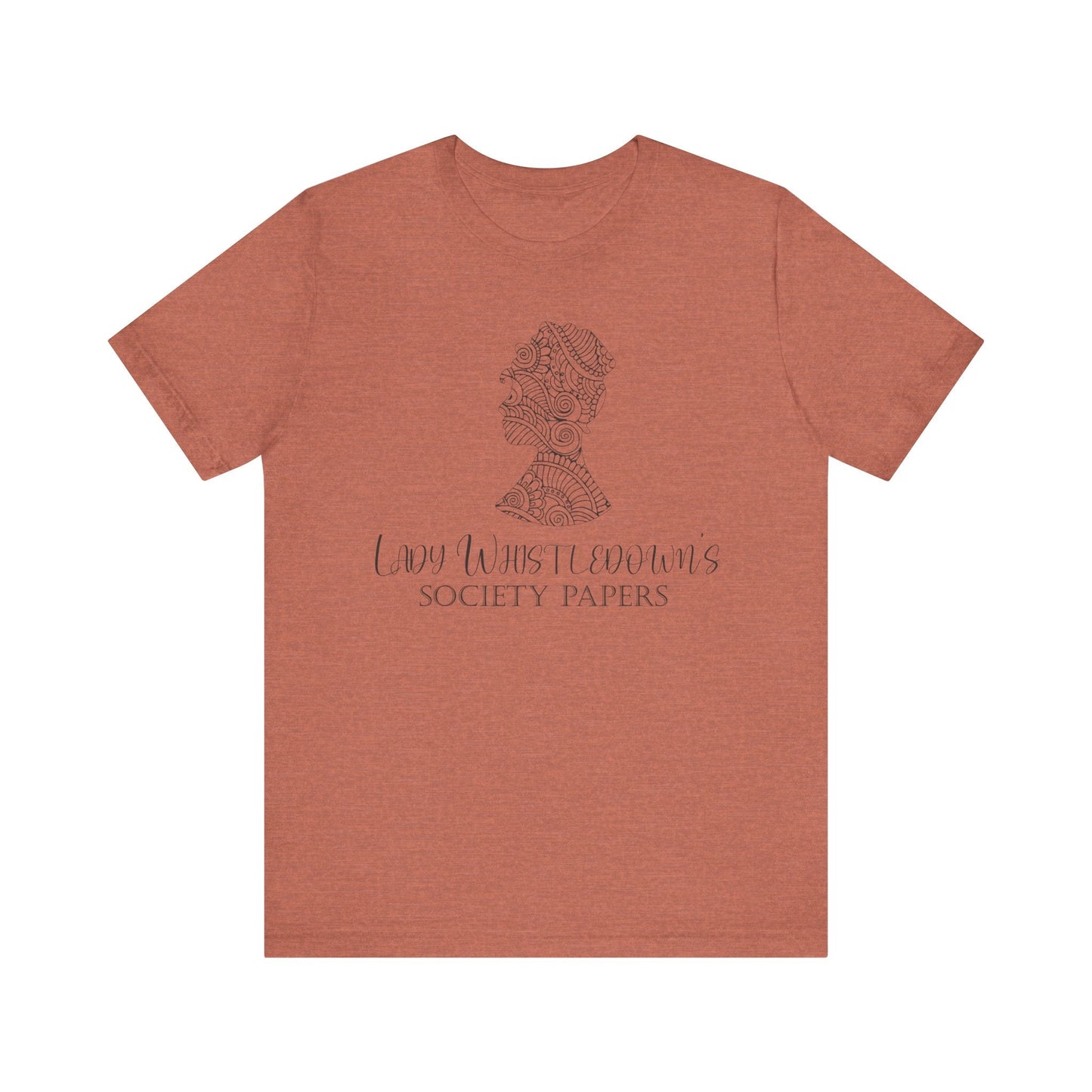 Lady Whistledowns Society Papers Jersey Short Sleeve Tee