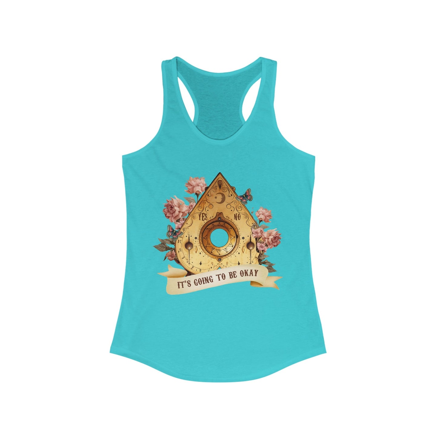 It’s Going To Be Okay Ouija Women's Ideal Racerback Tank