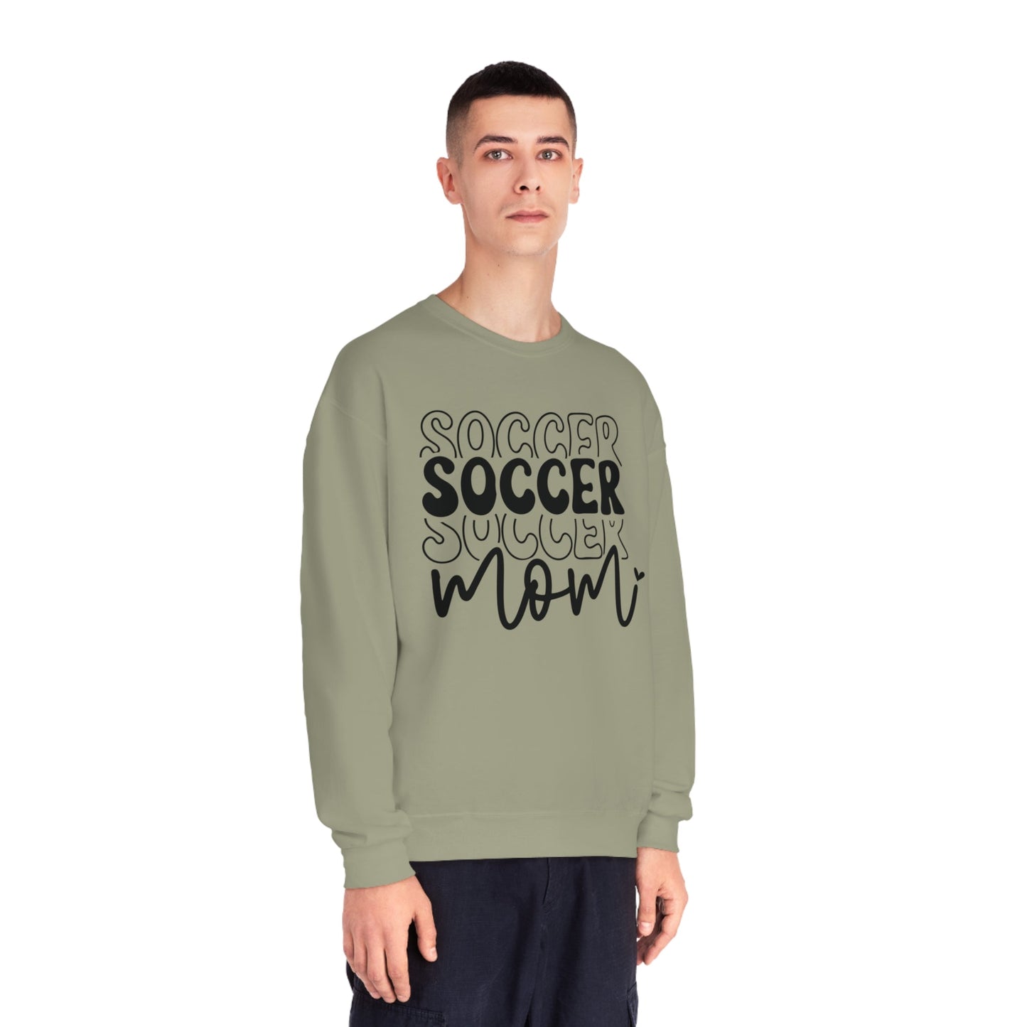 Stacked Soccer Mom NuBlend® Crewneck Sweatshirt