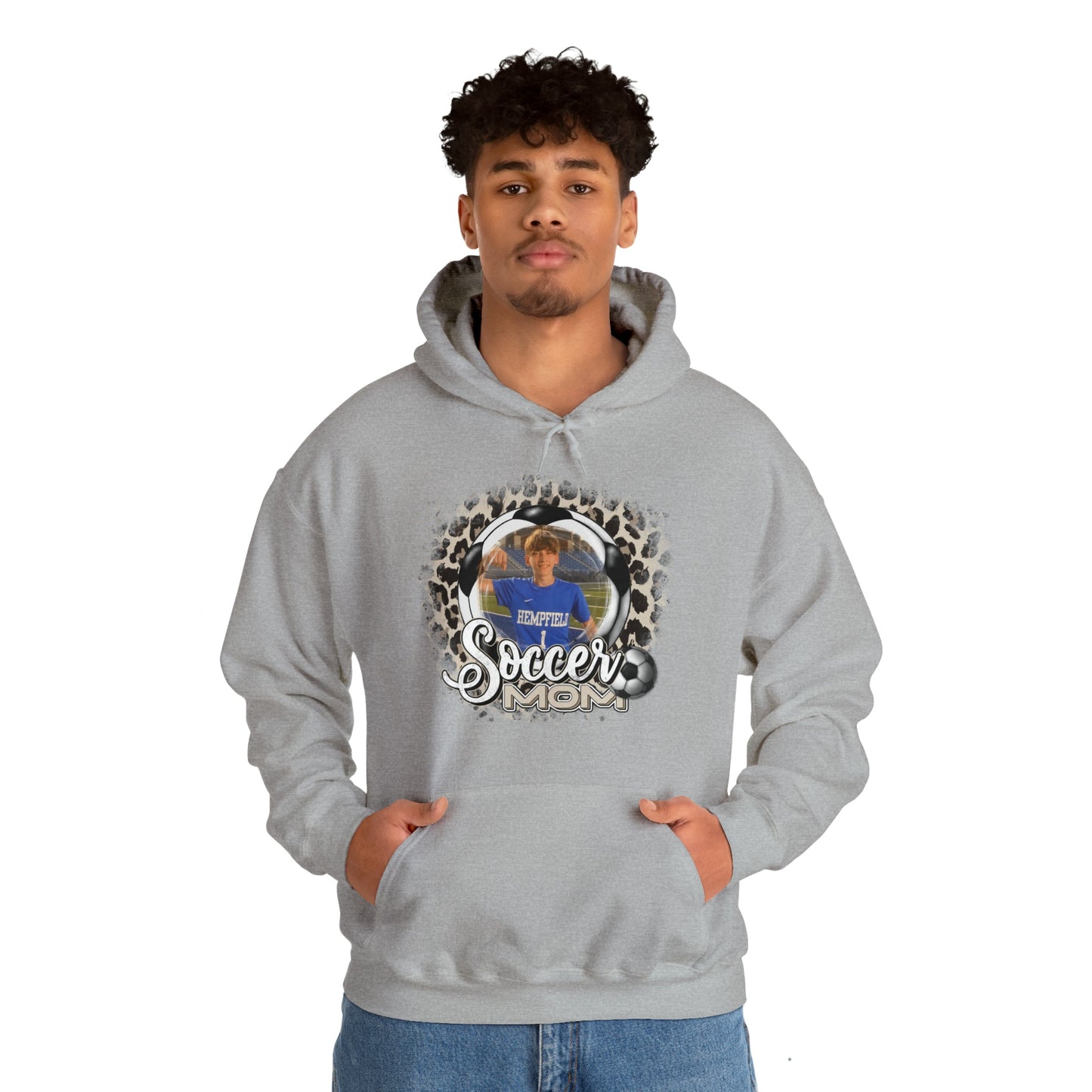 Custom Soccer Mom  Heavy Blend™ Hooded Sweatshirt