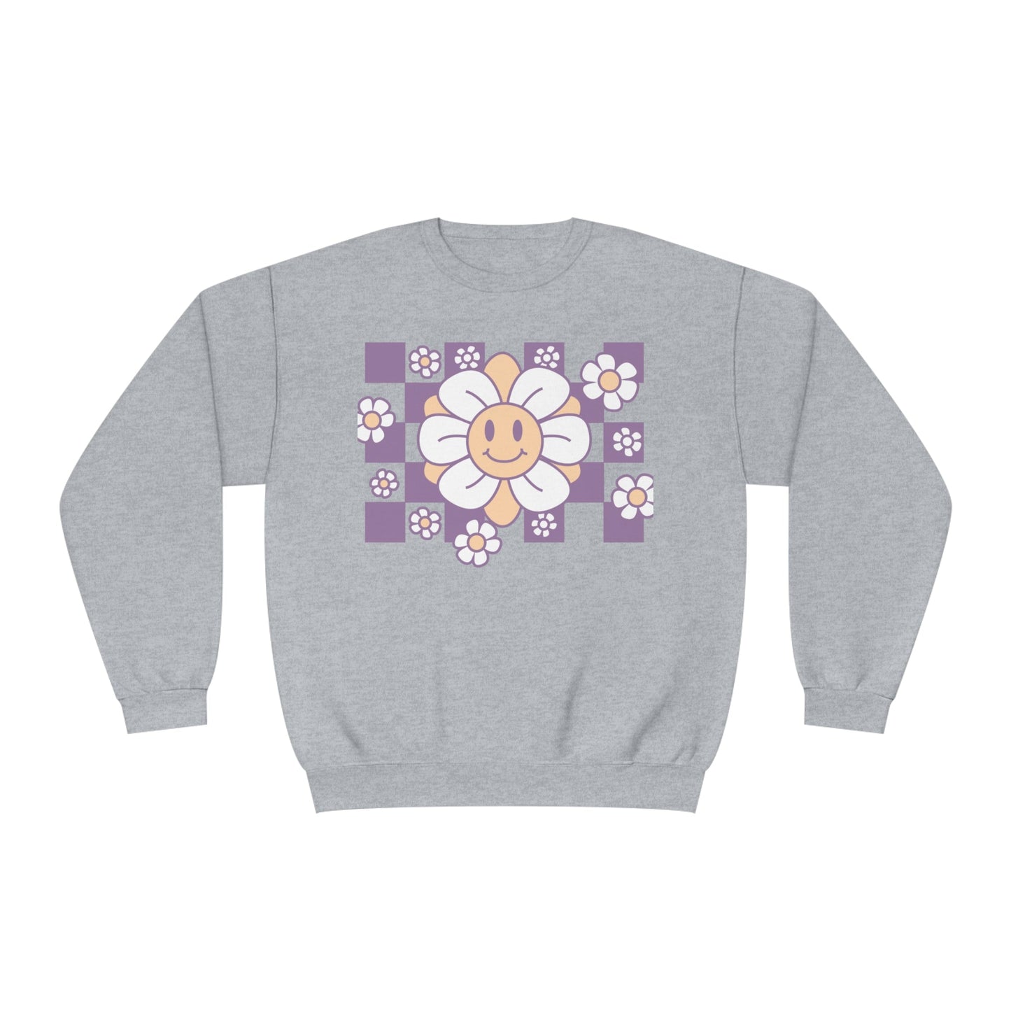 Smile Flower  NuBlend® Crewneck Sweatshirt