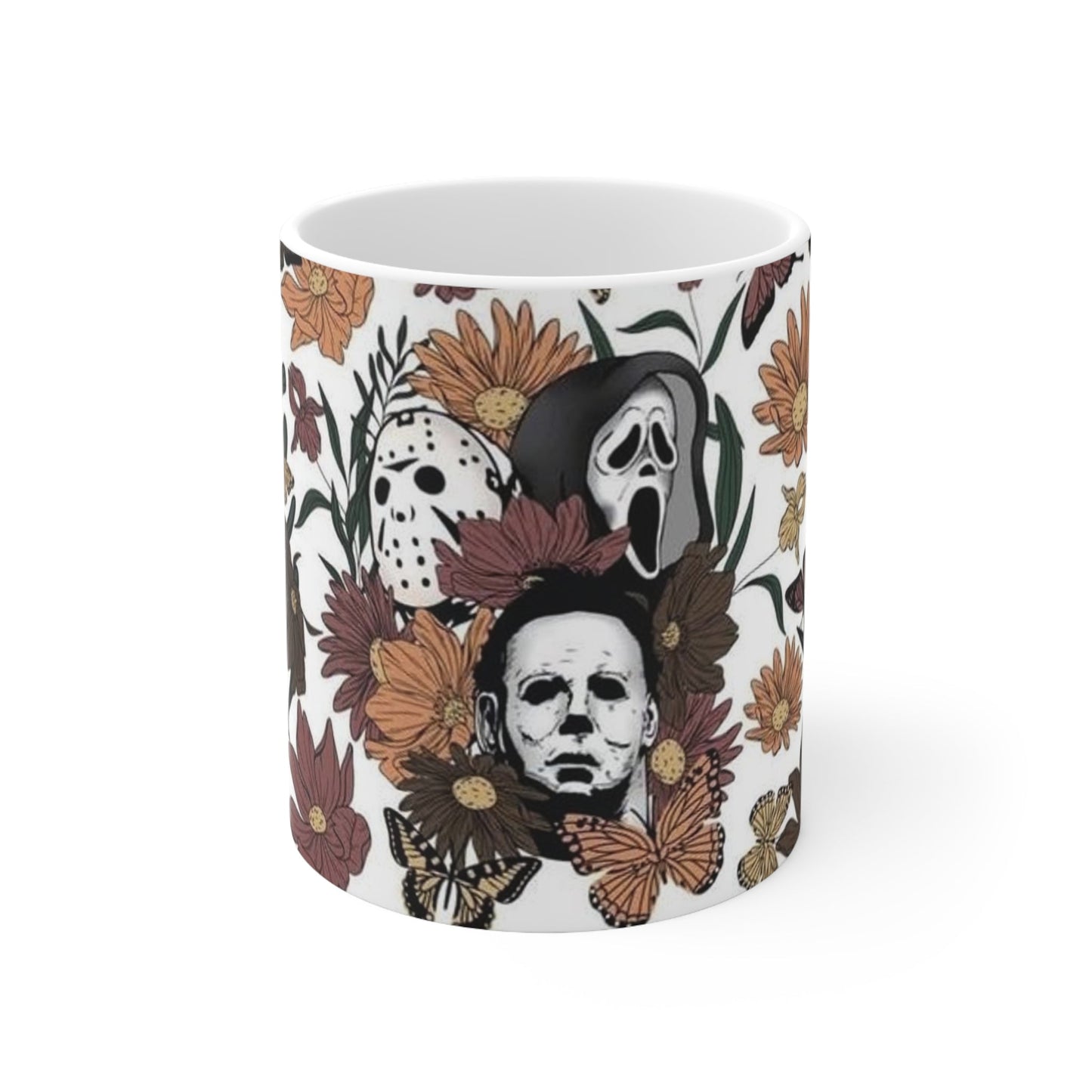 Floral Horror Boys Ceramic Mug 11oz