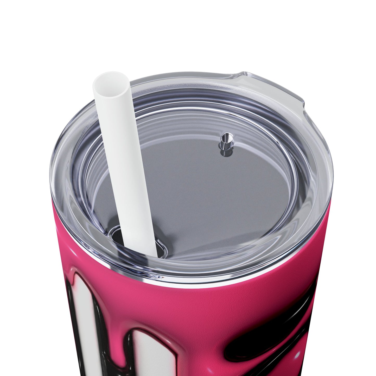 Inflated Boo Skinny Tumbler with Straw, 20oz