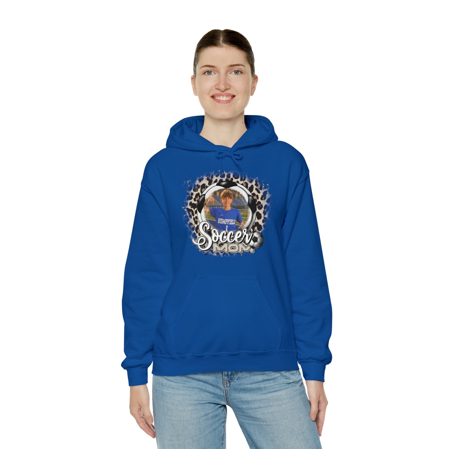 Custom Soccer Mom  Heavy Blend™ Hooded Sweatshirt