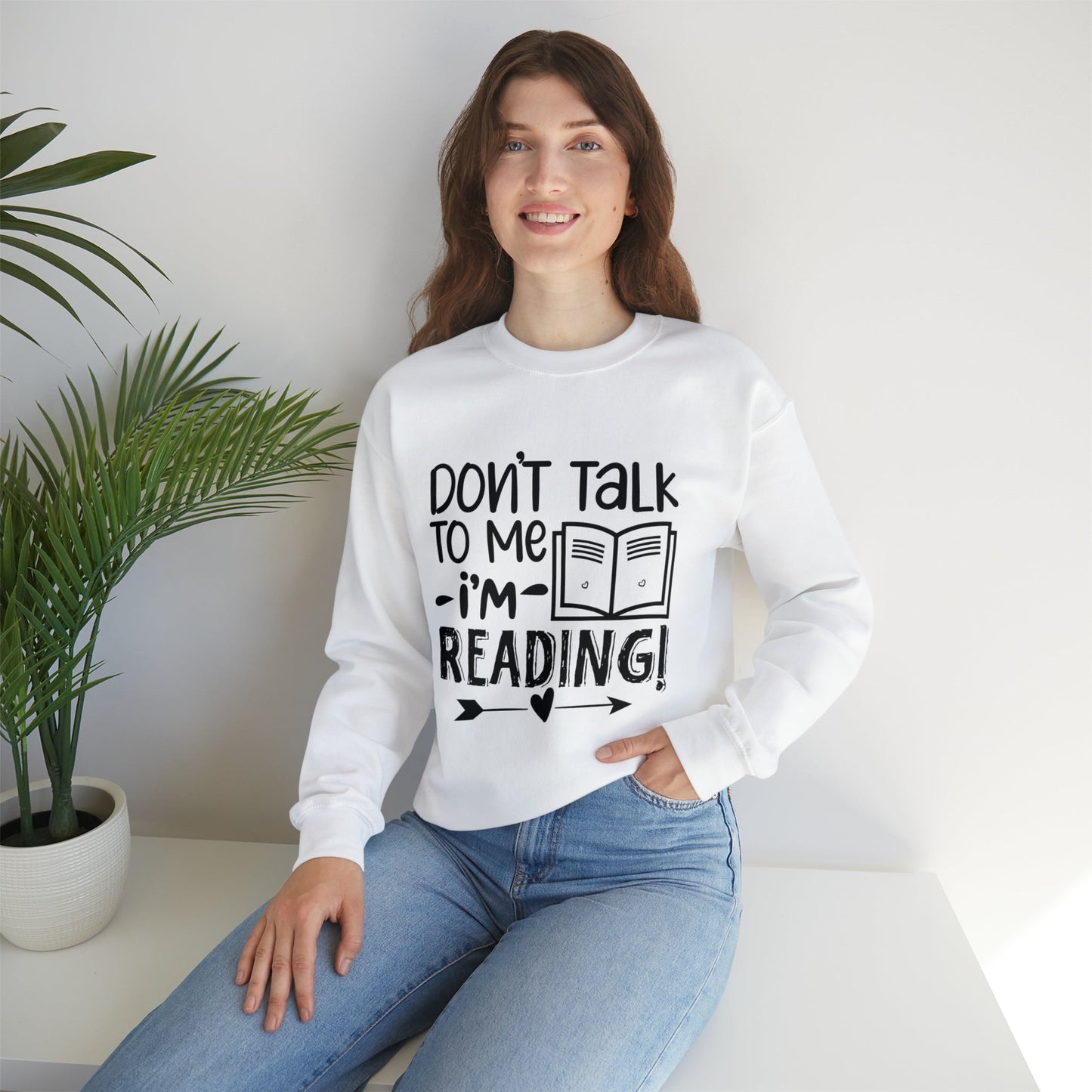 Don’t Talk  Heavy Blend™ Crewneck Sweatshirt