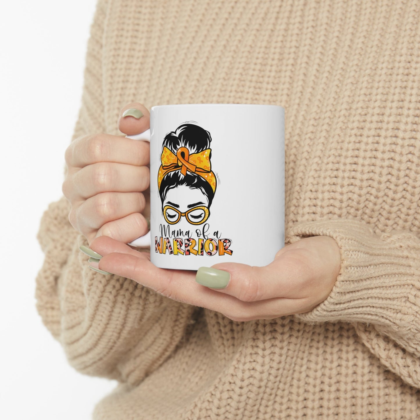 Mama of a Warrior Ceramic Mug 11oz