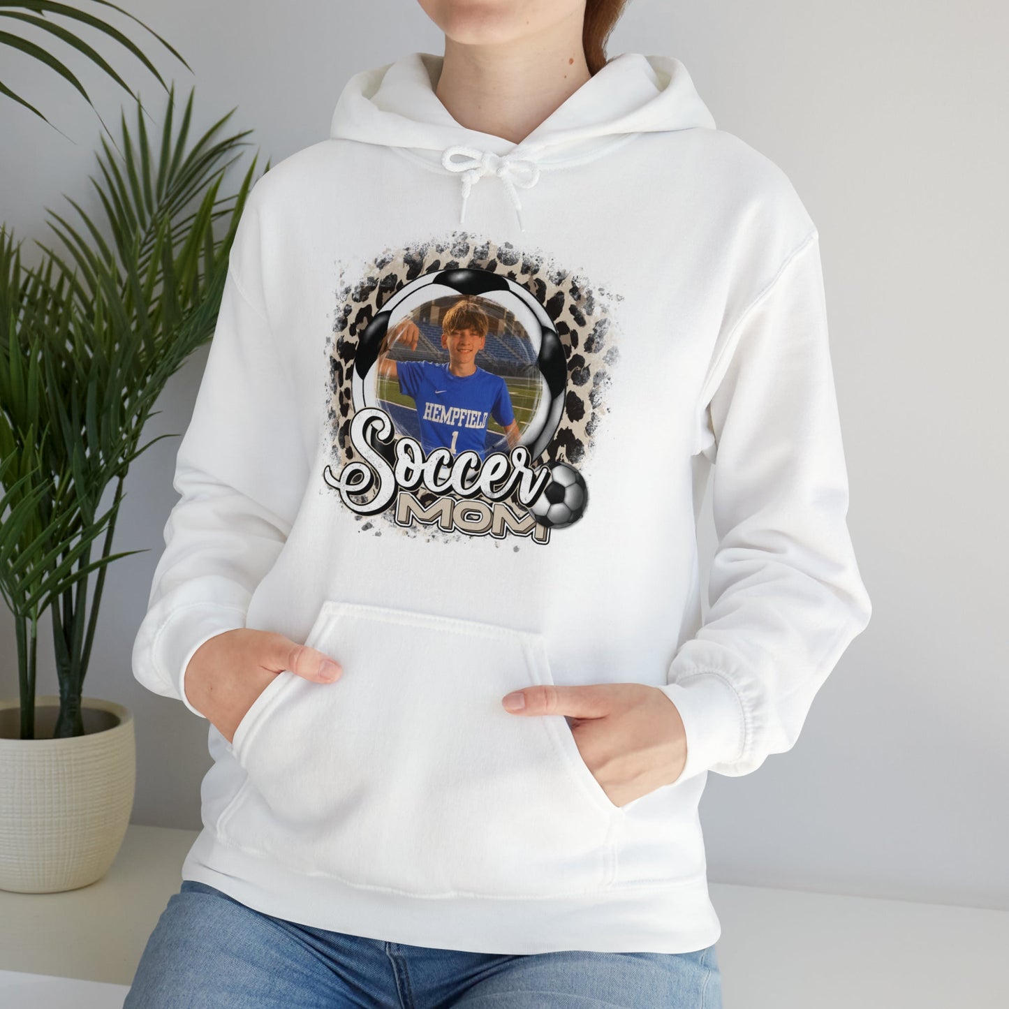 Custom Soccer Mom  Heavy Blend™ Hooded Sweatshirt