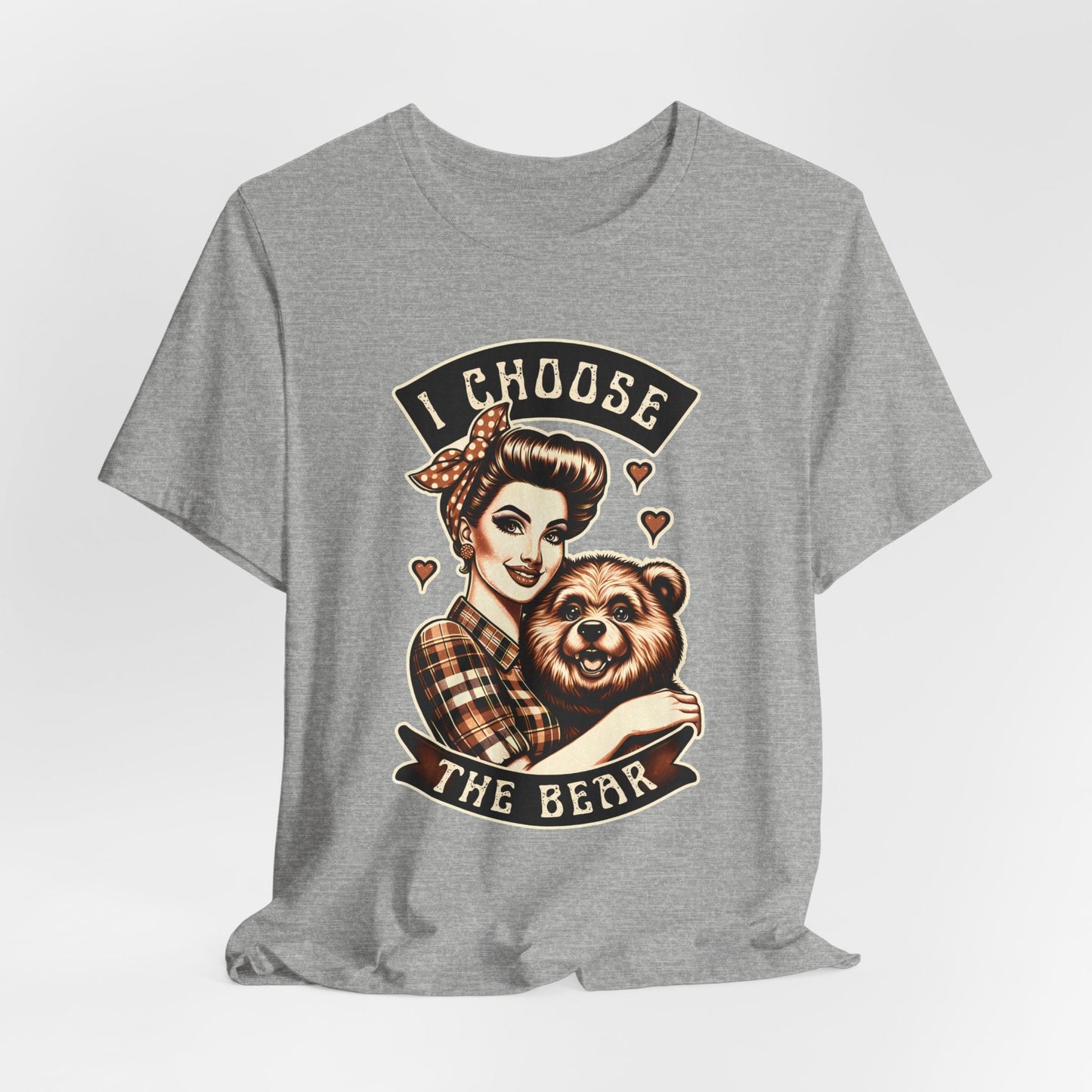 I Choose The Bear Jersey Short Sleeve Tee