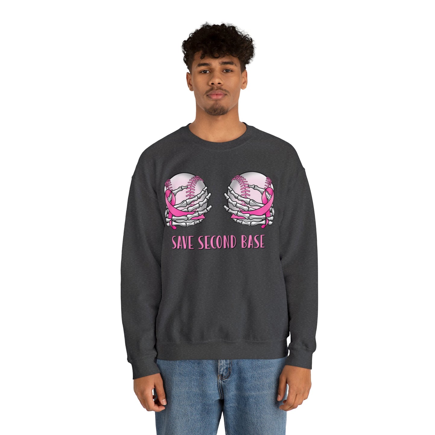 Save Second Base Heavy Blend™ Crewneck Sweatshirt