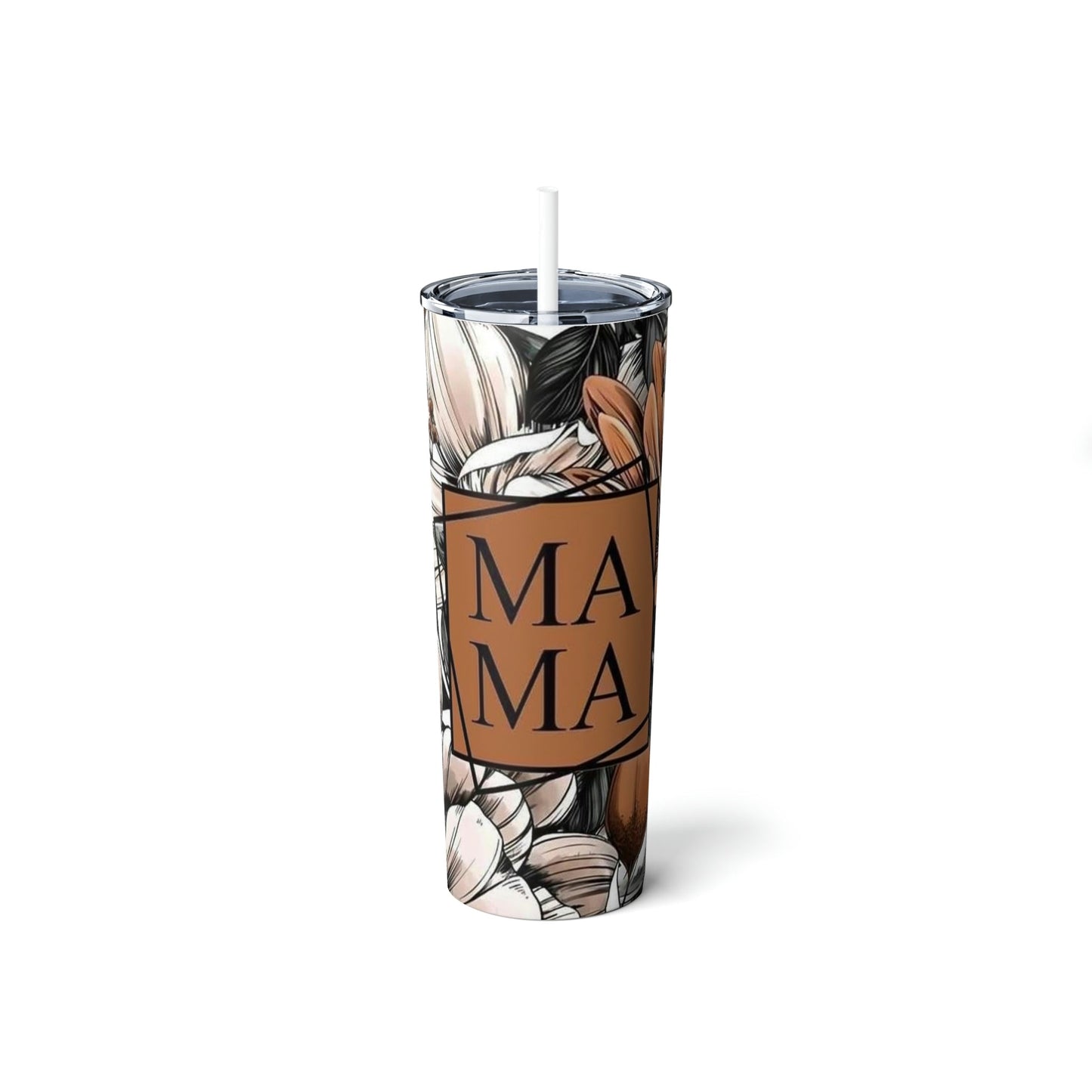 Floral Mama - Skinny Tumbler