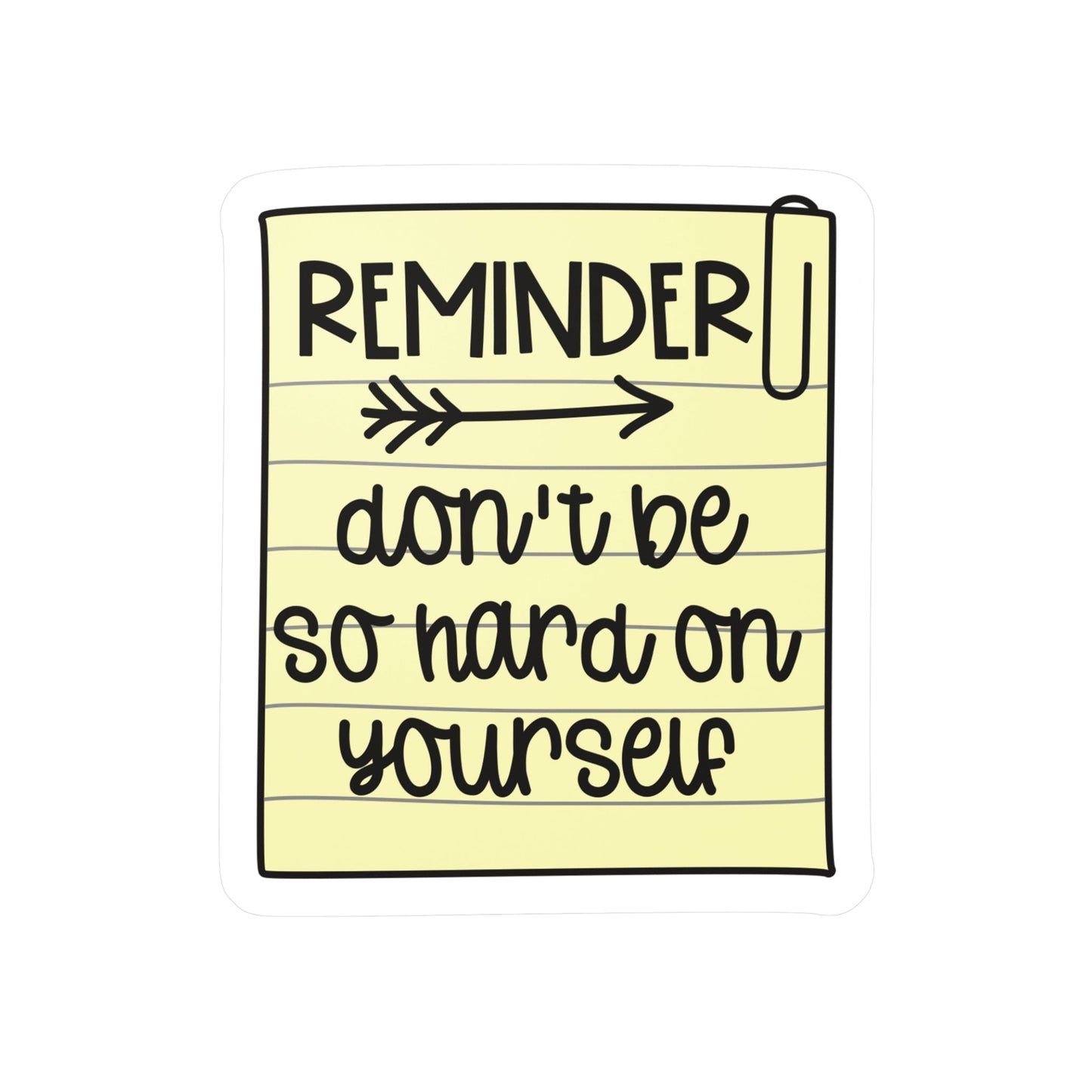 Reminder Sticker