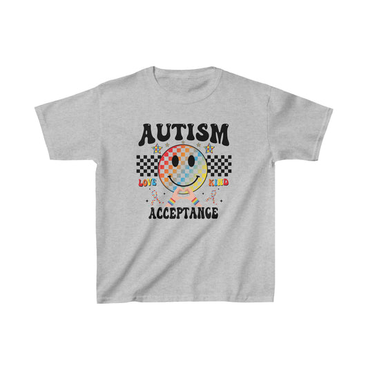 Autism Acceptance- Kids Heavy Cotton™ Tee