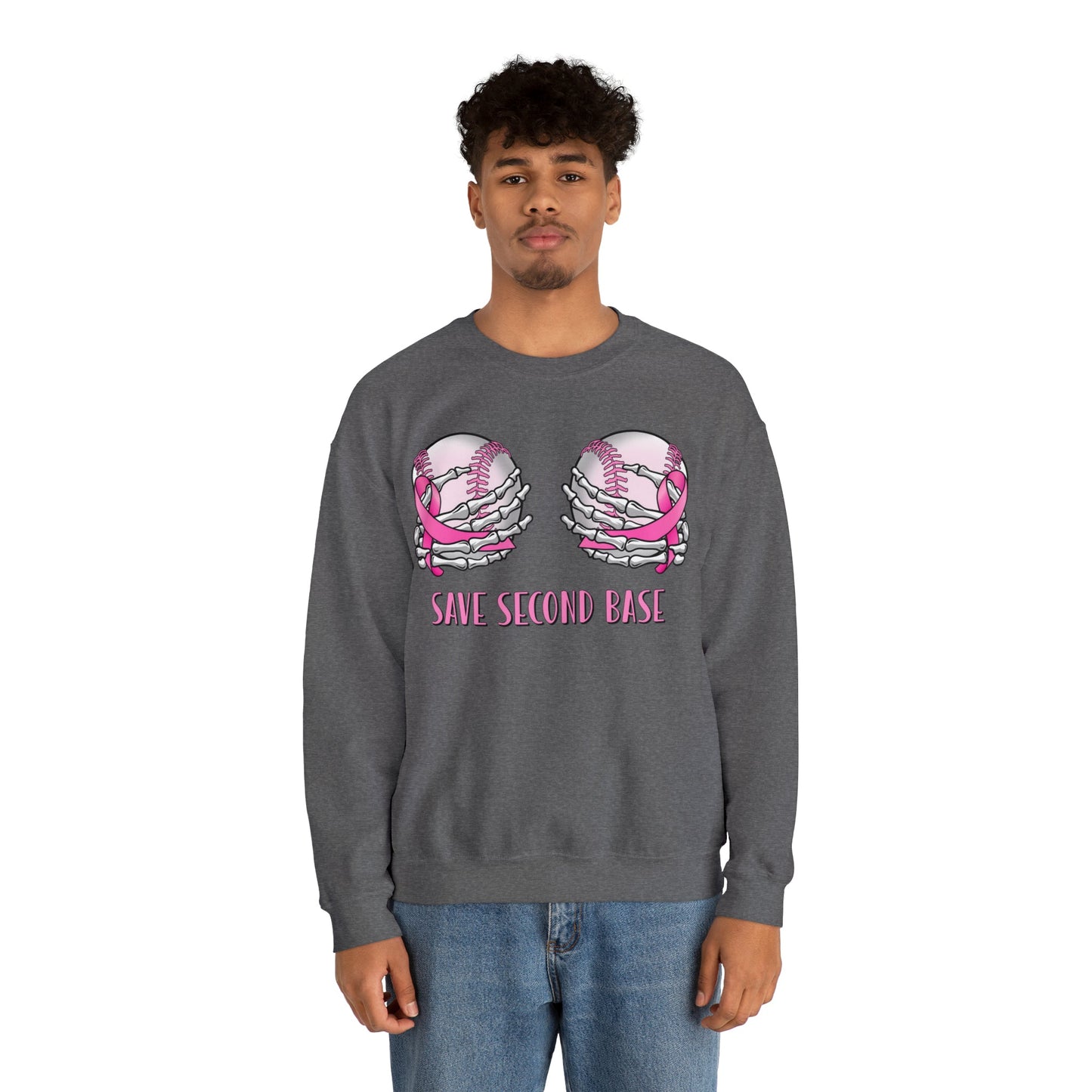 Save Second Base Heavy Blend™ Crewneck Sweatshirt