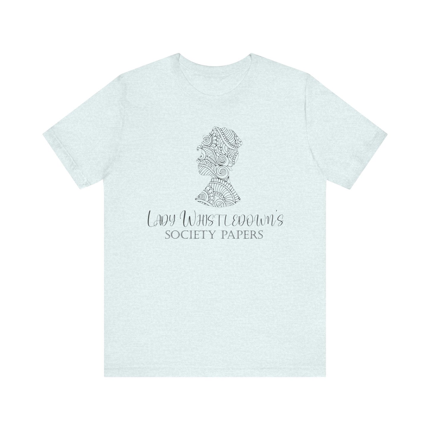 Lady Whistledowns Society Papers Jersey Short Sleeve Tee