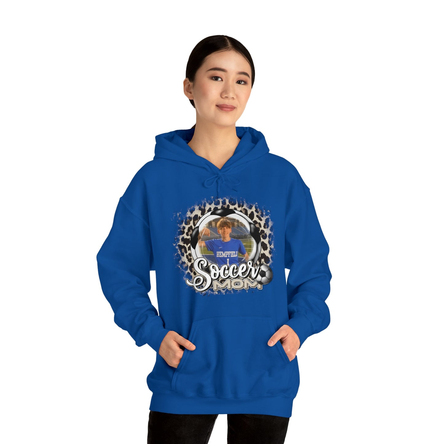 Custom Soccer Mom  Heavy Blend™ Hooded Sweatshirt