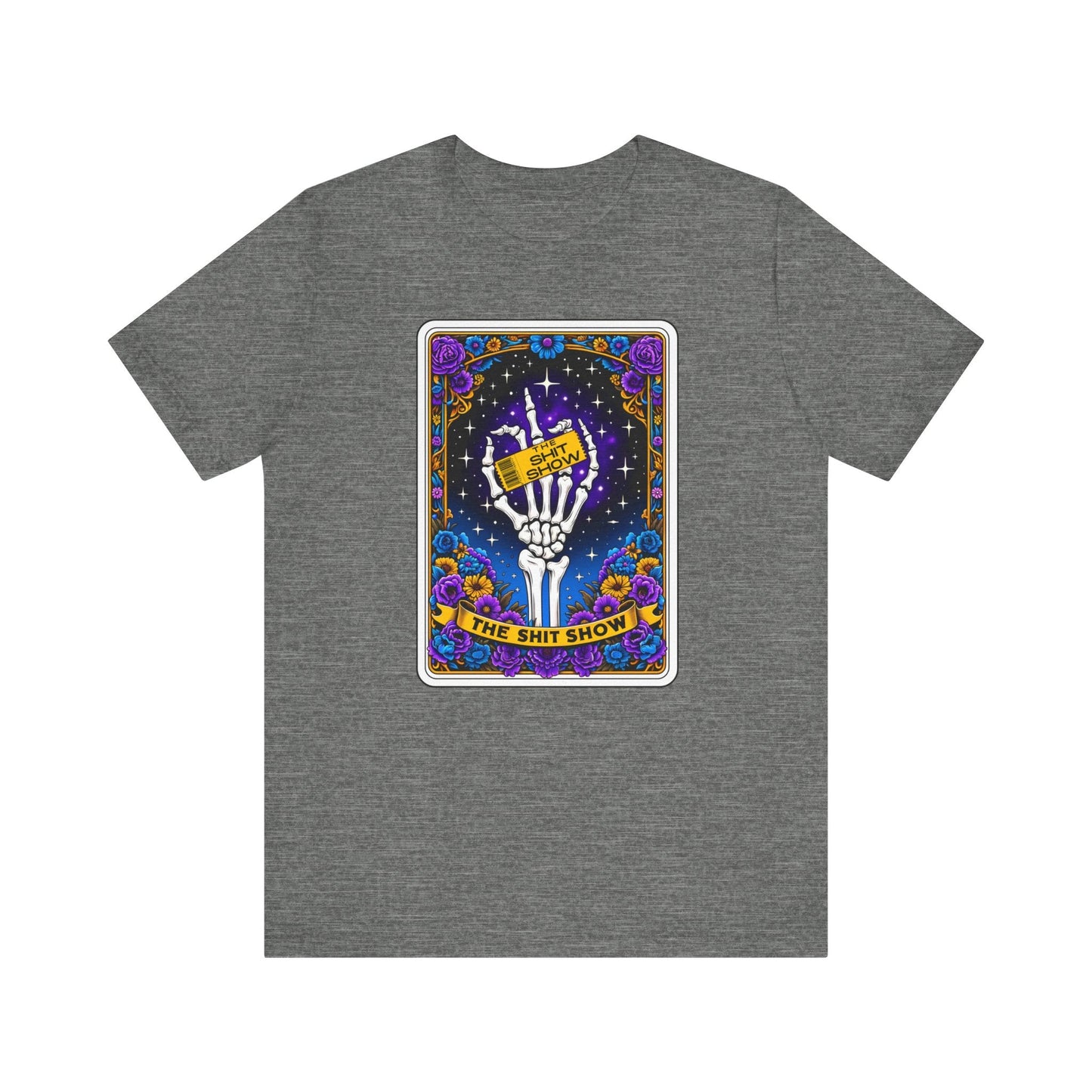 The Shit Show Tarot Card Jersey Short Sleeve Tee