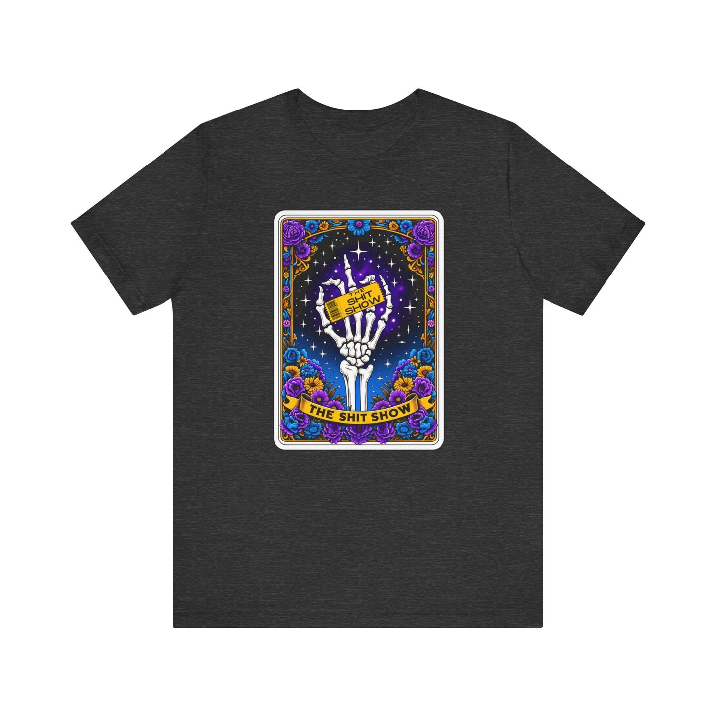 The Shit Show Tarot Card Jersey Short Sleeve Tee