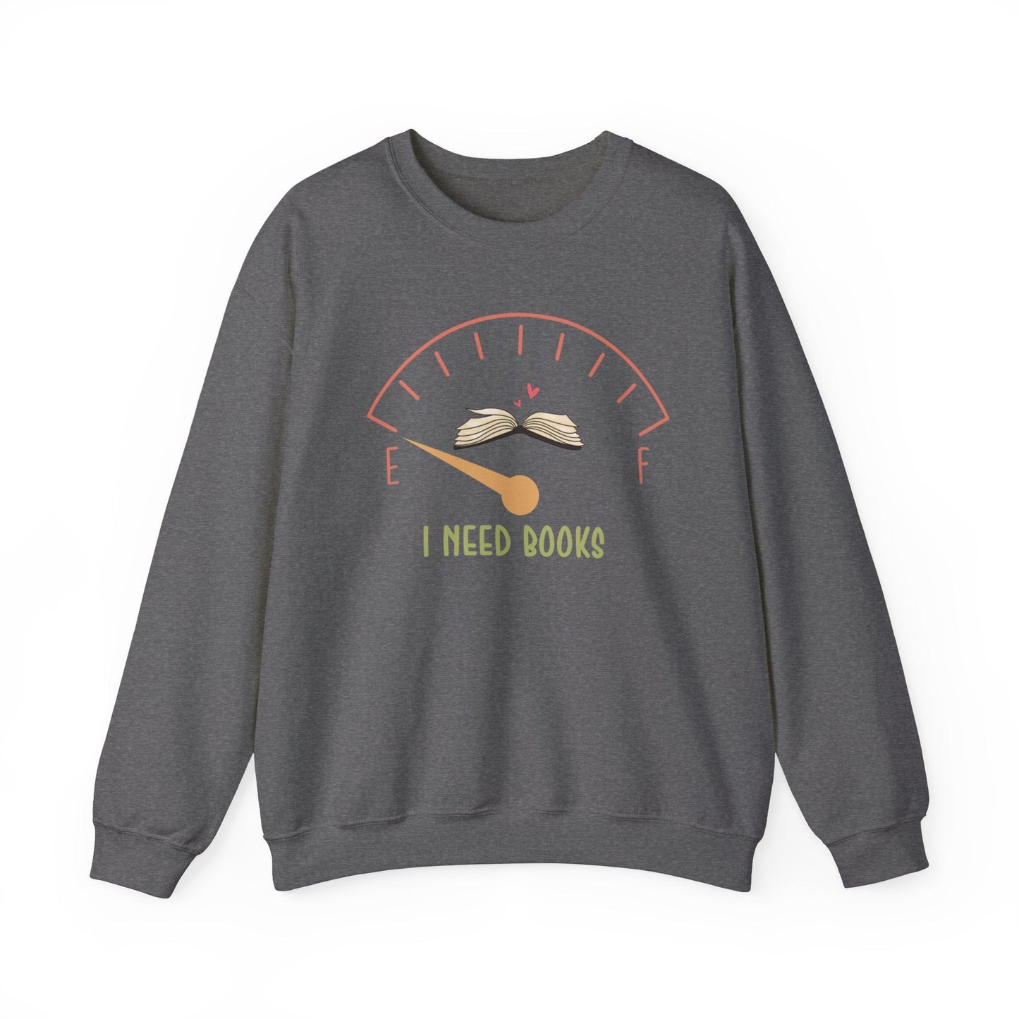 I Need Books Heavy Blend™ Crewneck Sweatshirt