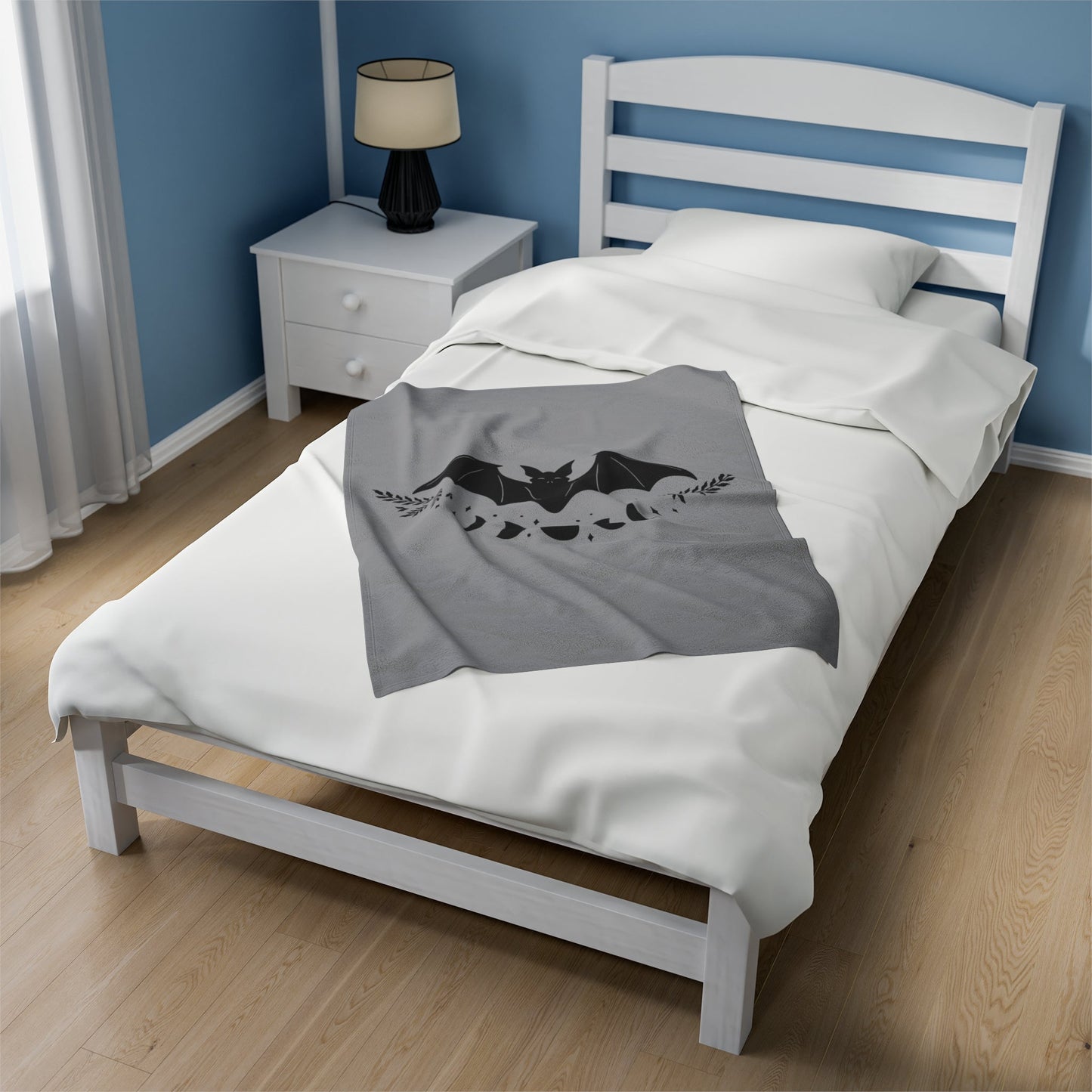 Night Bat Velveteen Plush Blanket