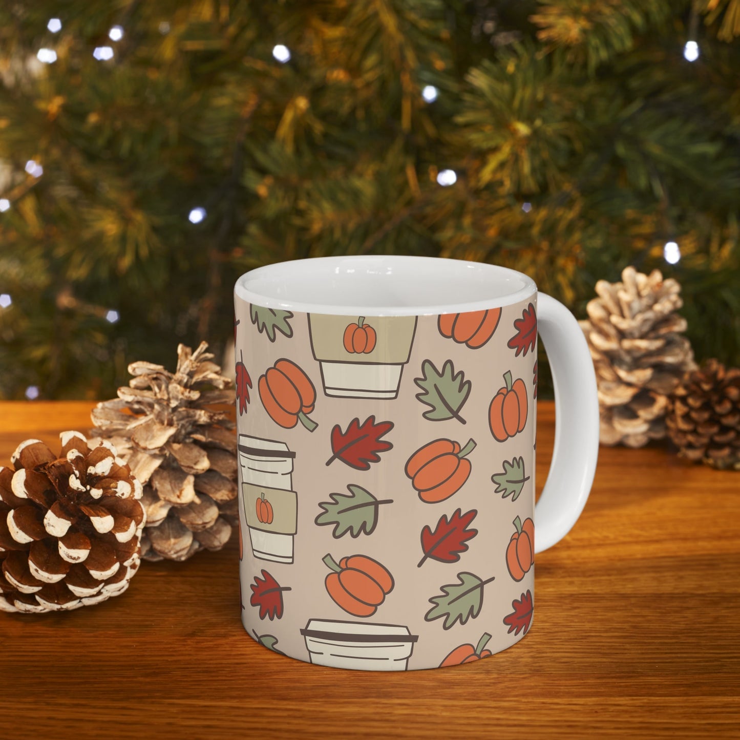 Coffee Pumpkin Ceramic Mug 11oz