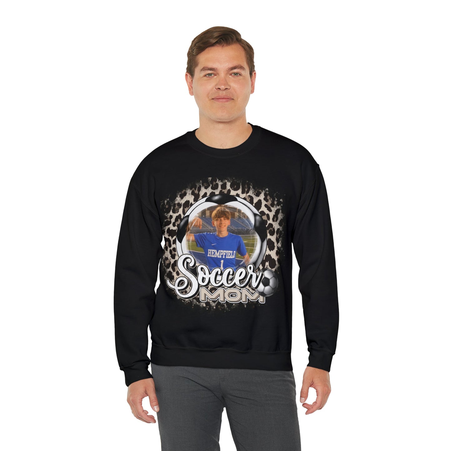 Custom Soccer Mom Heavy Blend™ Crewneck Sweatshirt