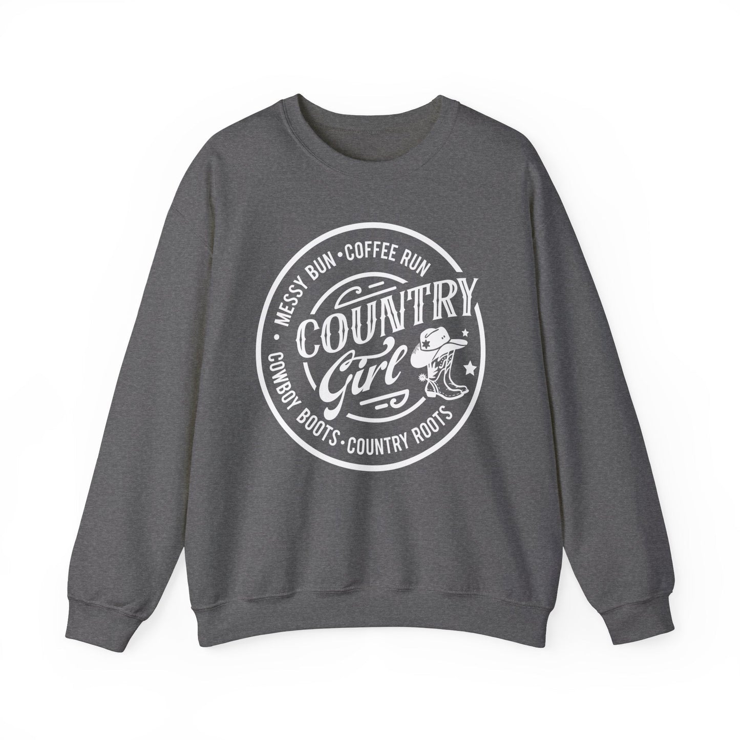 Country Girl Circle  Heavy Blend™ Crewneck Sweatshirt