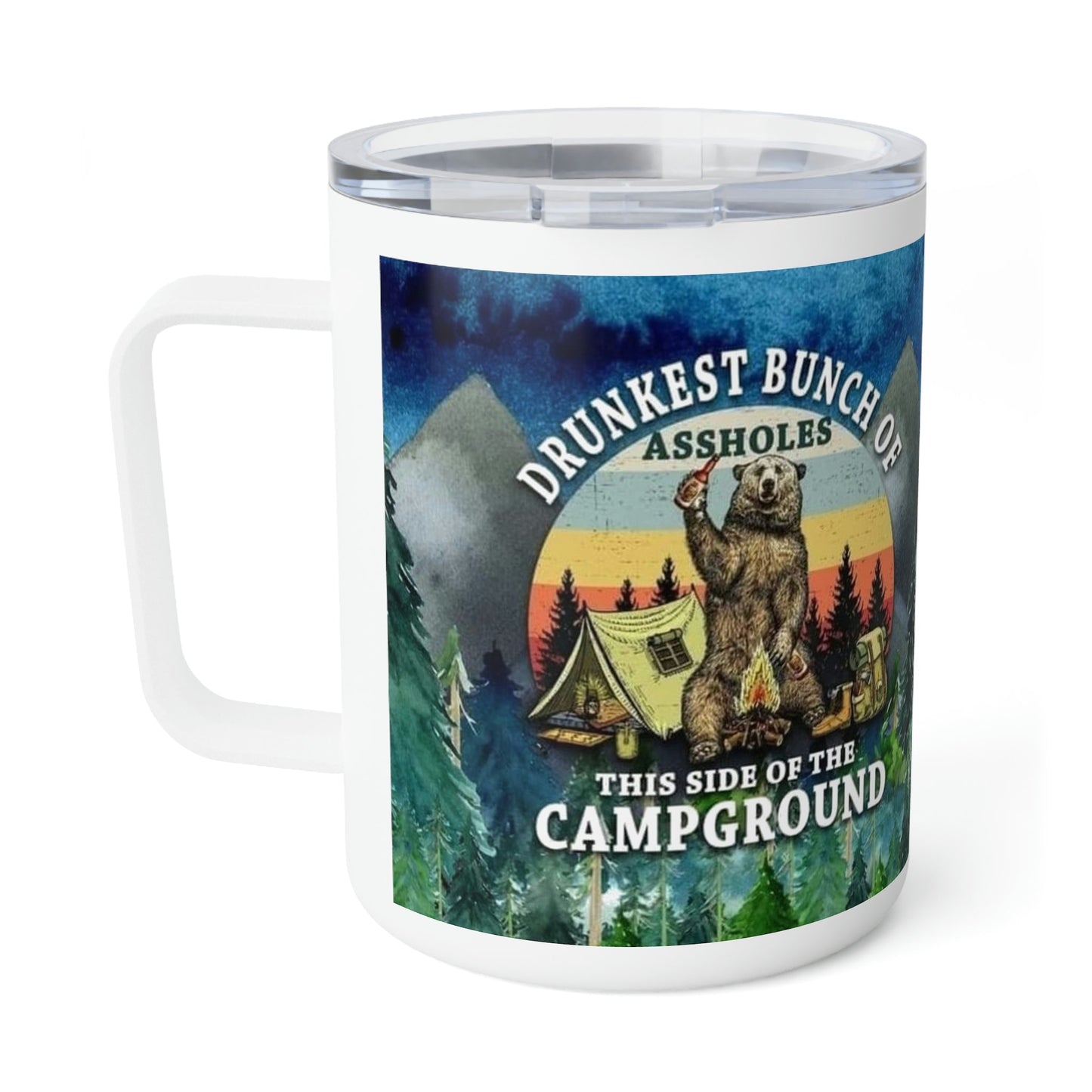 Drunkest Bunch - Insulated Coffee Mug, 10oz