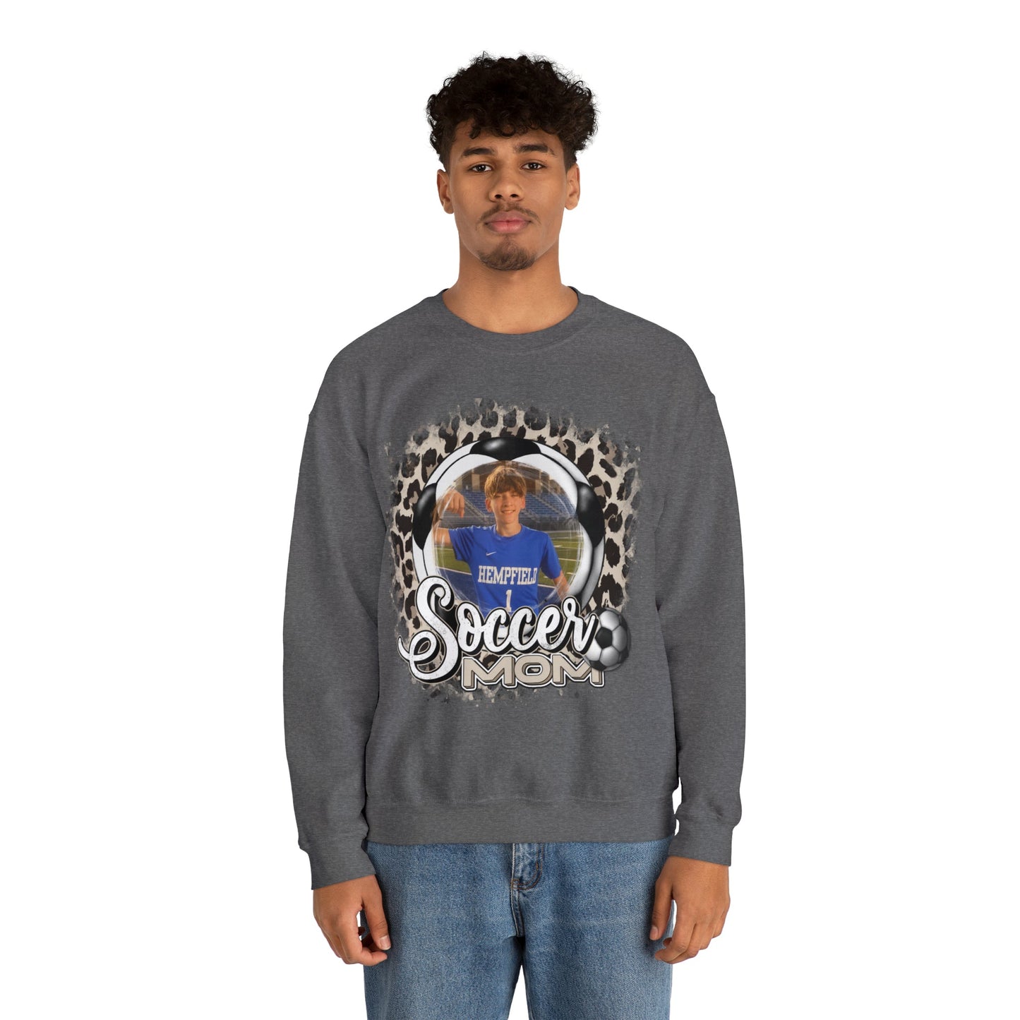 Custom Soccer Mom Heavy Blend™ Crewneck Sweatshirt