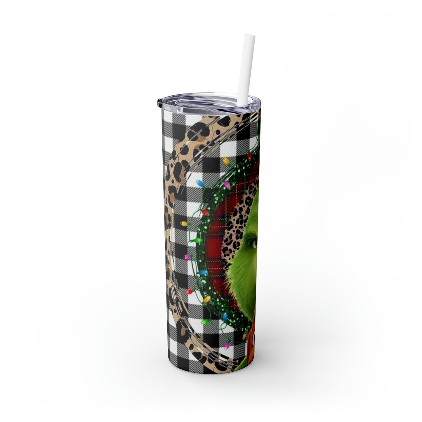 Peekaboo Max Skinny Tumbler with Straw, 20oz