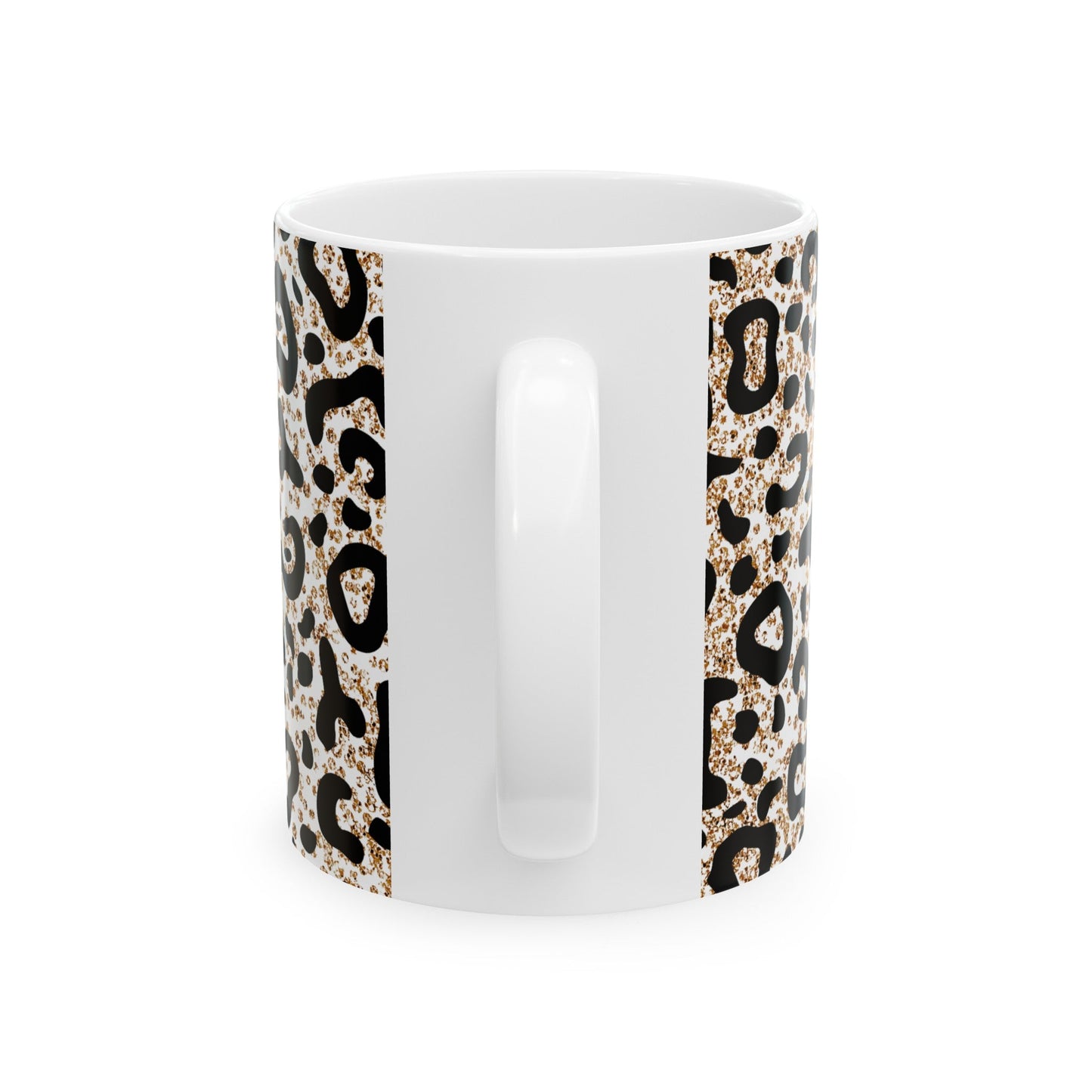 Girl Mom Leopard Ceramic Mug, (11oz, 15oz)