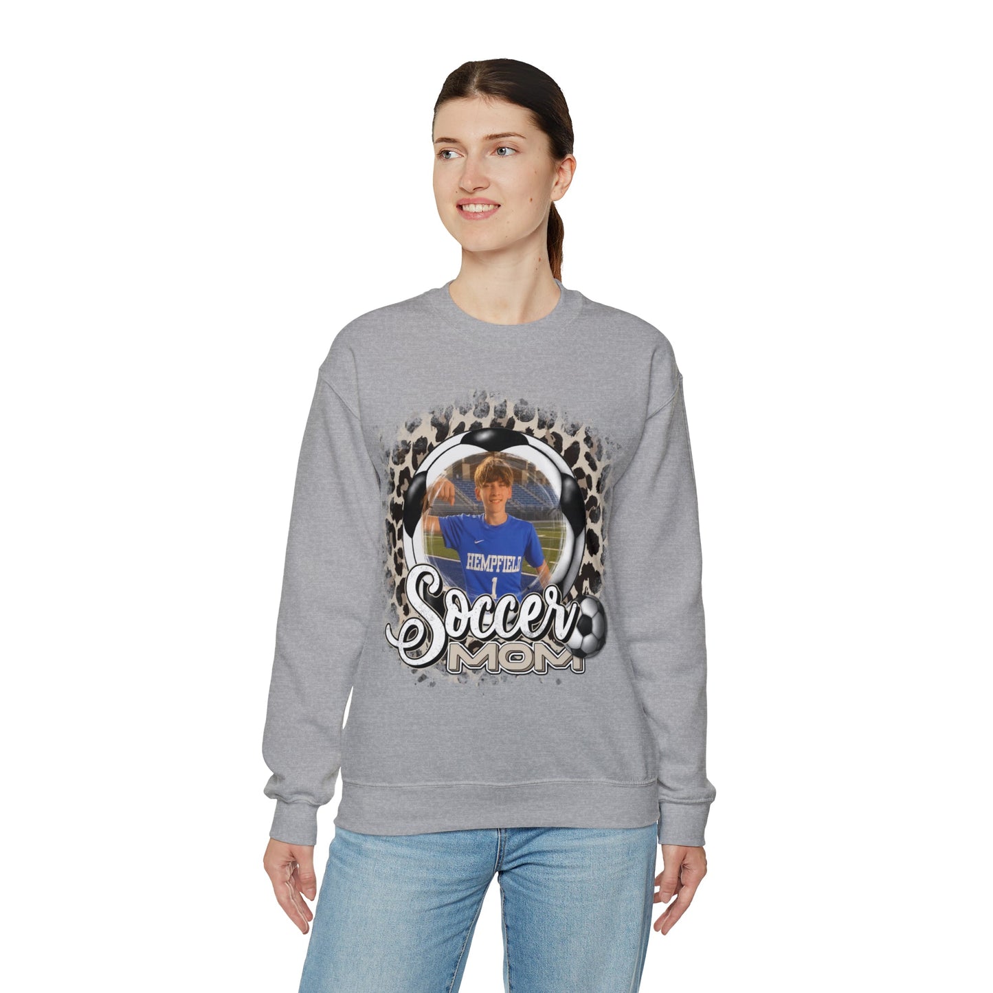 Custom Soccer Mom Heavy Blend™ Crewneck Sweatshirt