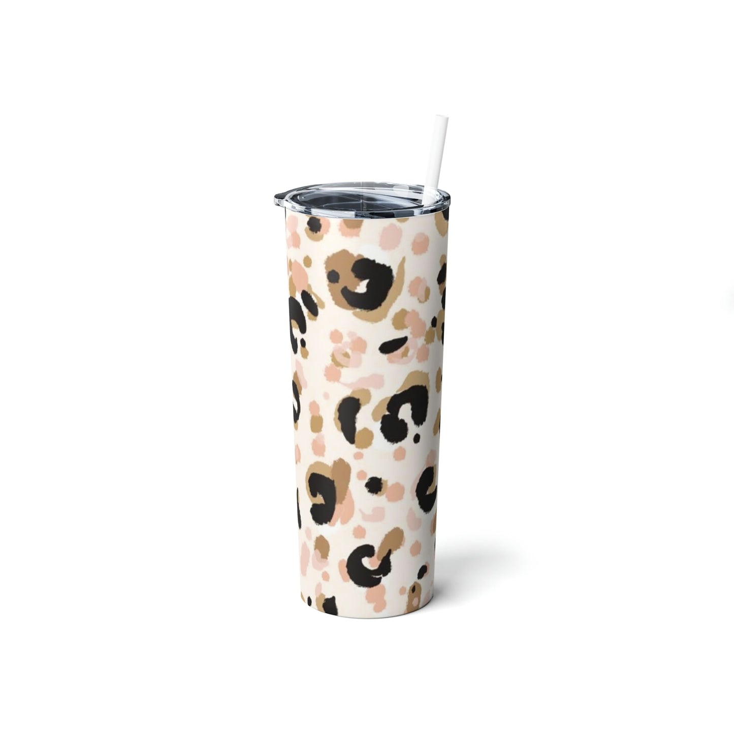 Pastel Leopard Skinny Tumbler