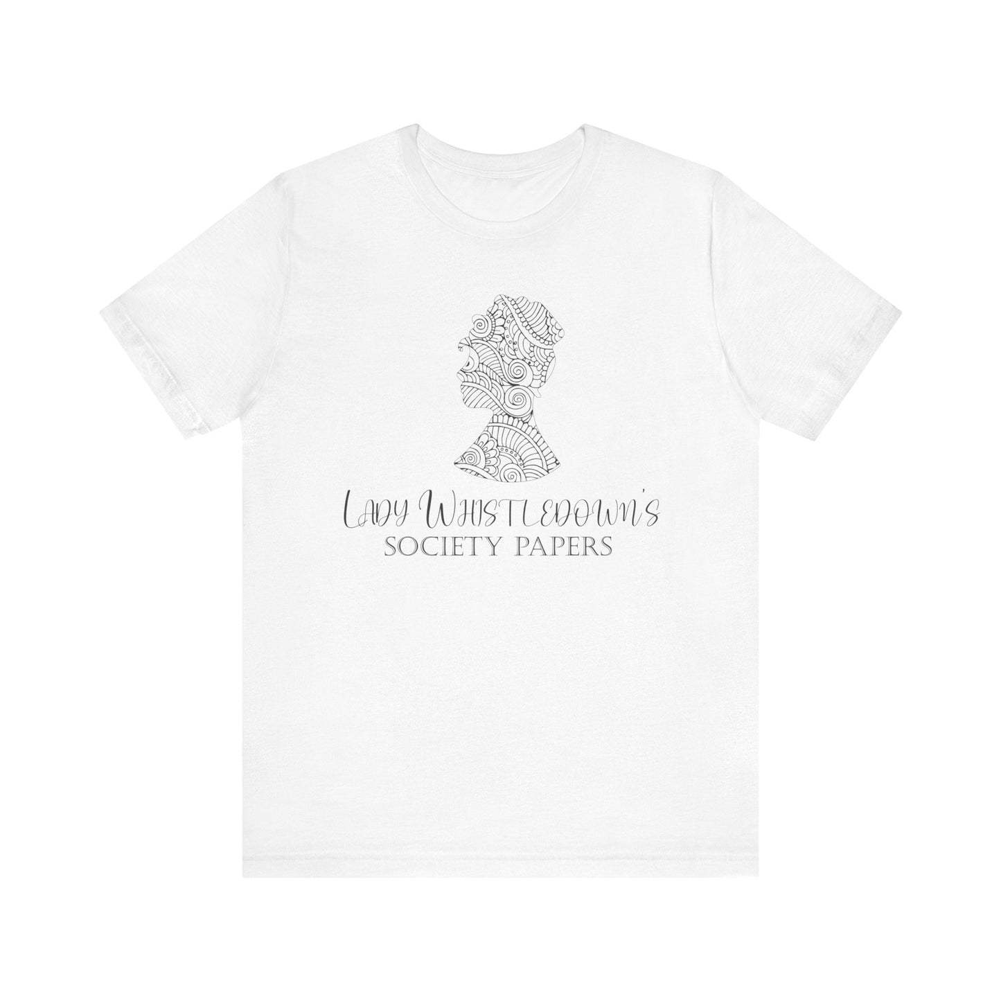 Lady Whistledowns Society Papers Jersey Short Sleeve Tee