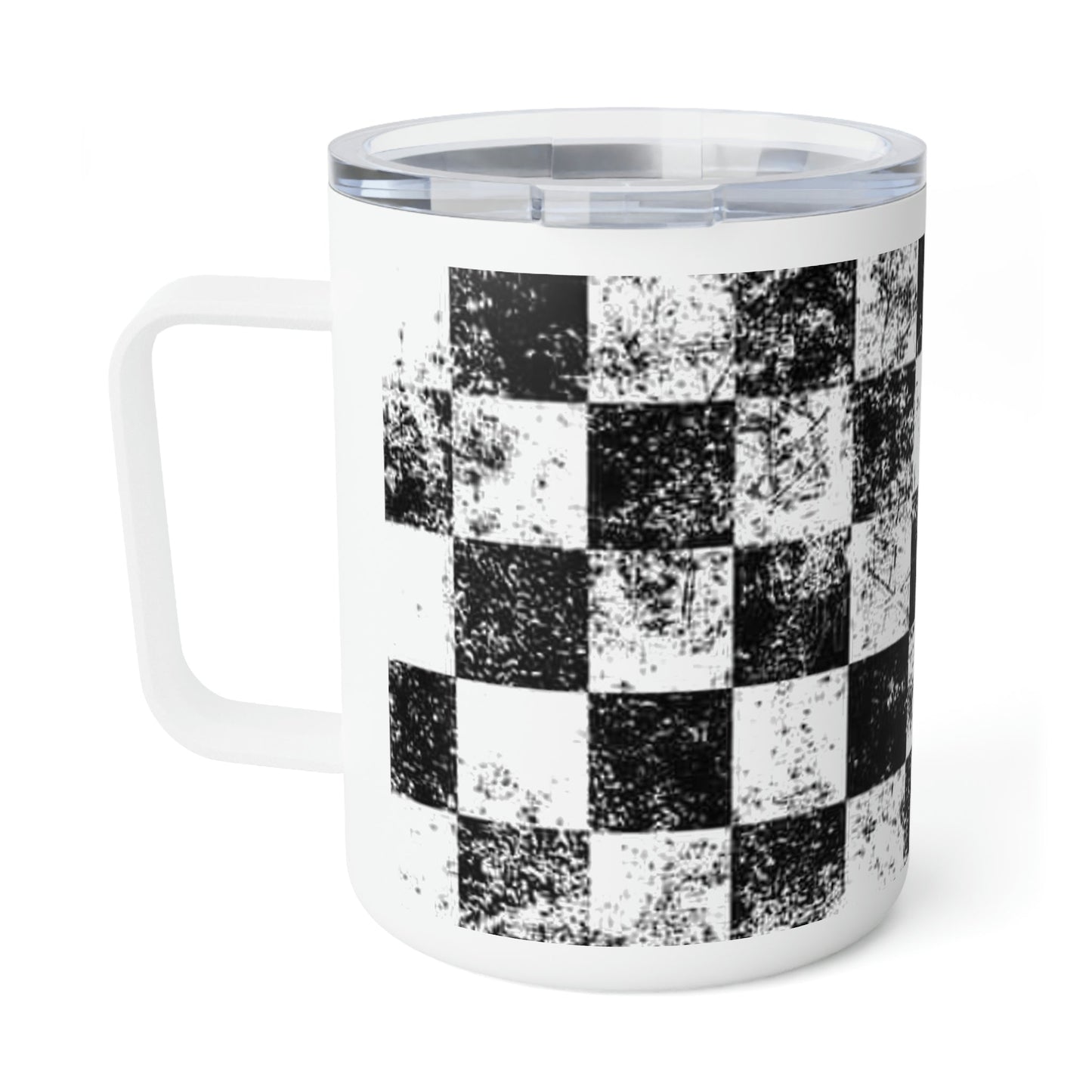 Checker Flag - Insulated Coffee Mug, 10oz