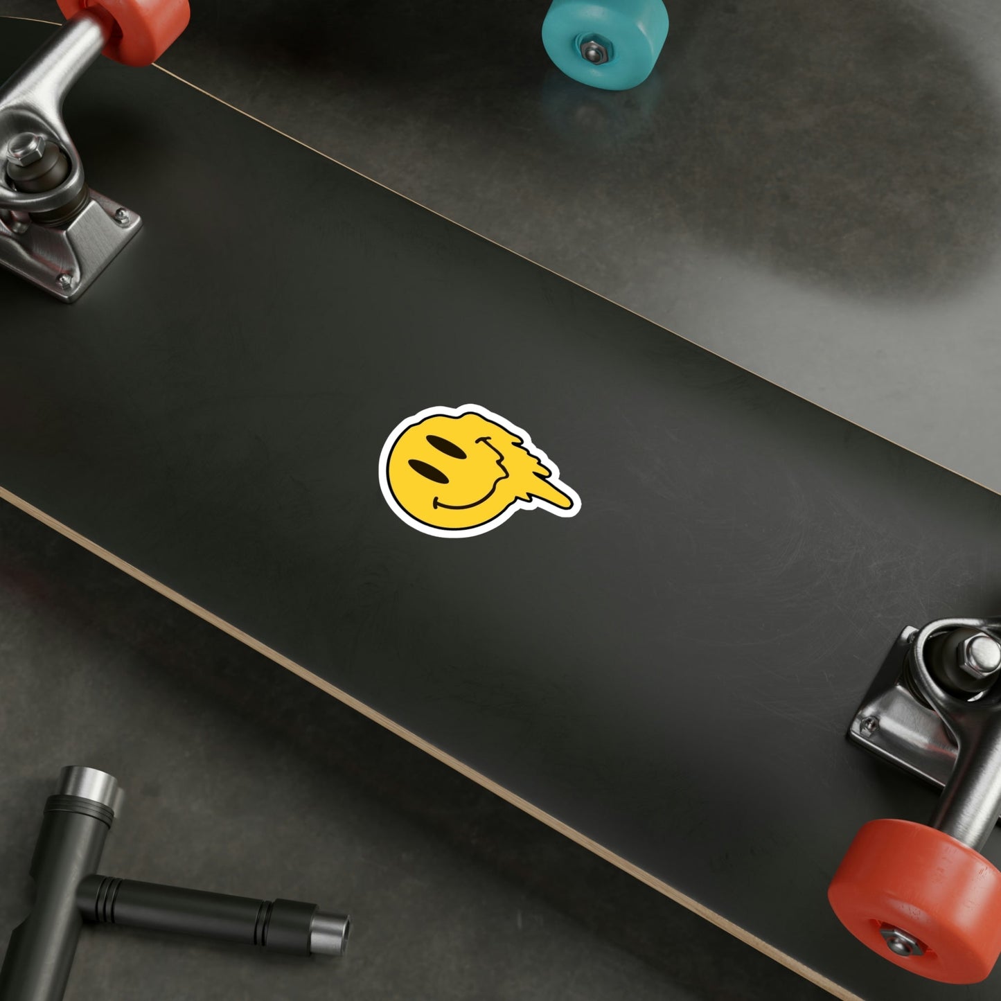 Melting Smiley Sticker