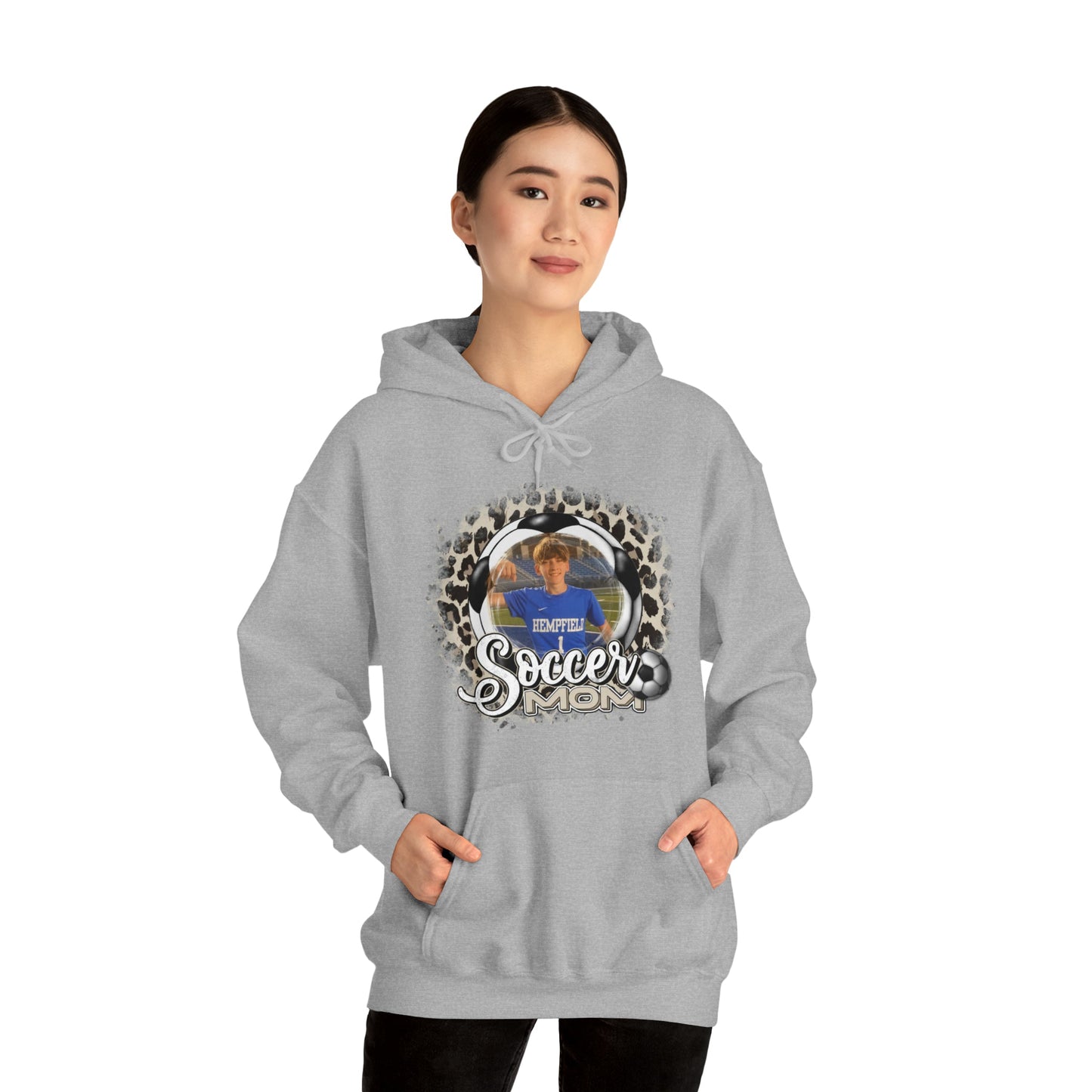 Custom Soccer Mom  Heavy Blend™ Hooded Sweatshirt