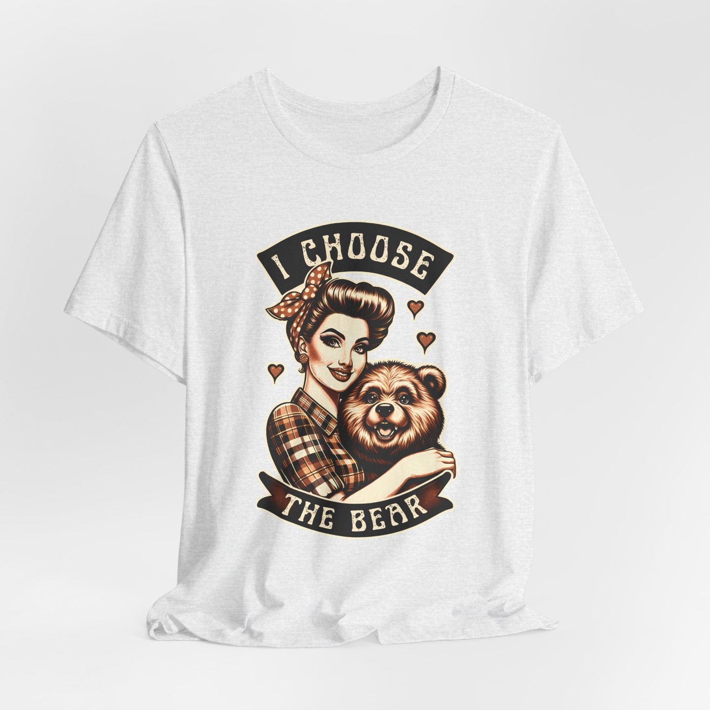 I Choose The Bear Jersey Short Sleeve Tee