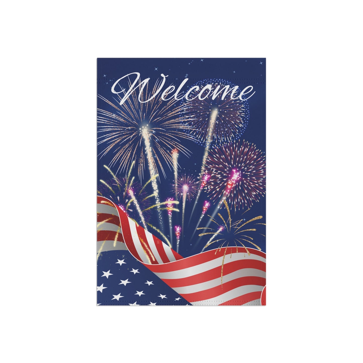 Welcome Fireworks Garden & House Banner