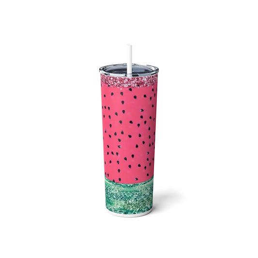 Pretty Watermelon Skinny Tumbler