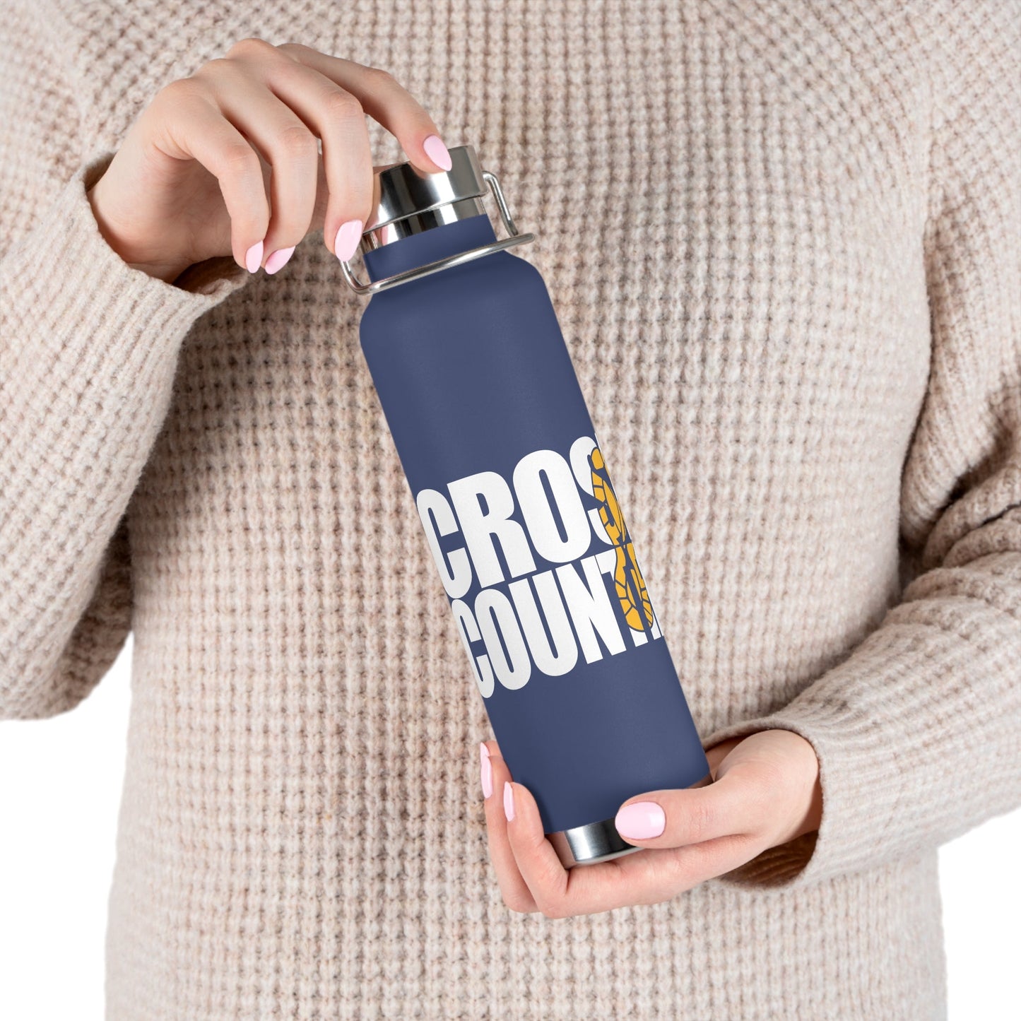 Cross Country Copper Vacuum Insulated Bottle, 22oz