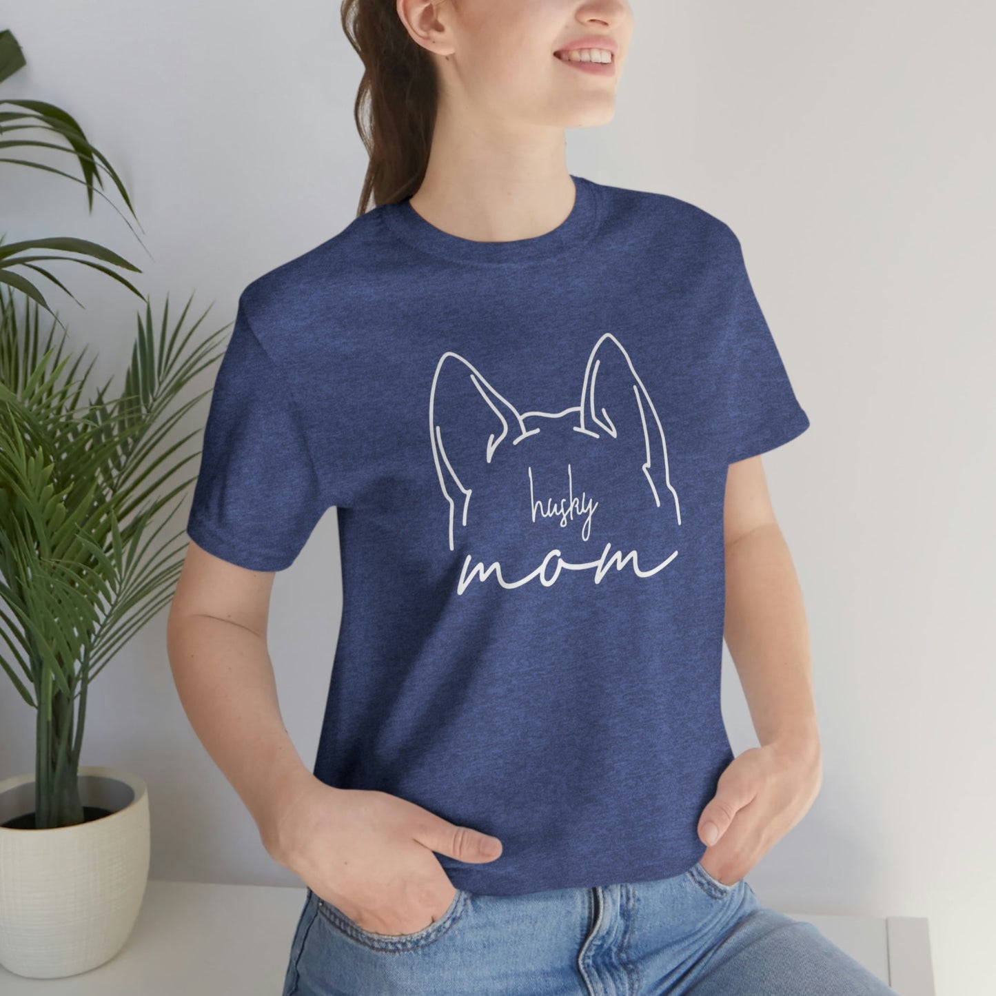 Husky Mom - White